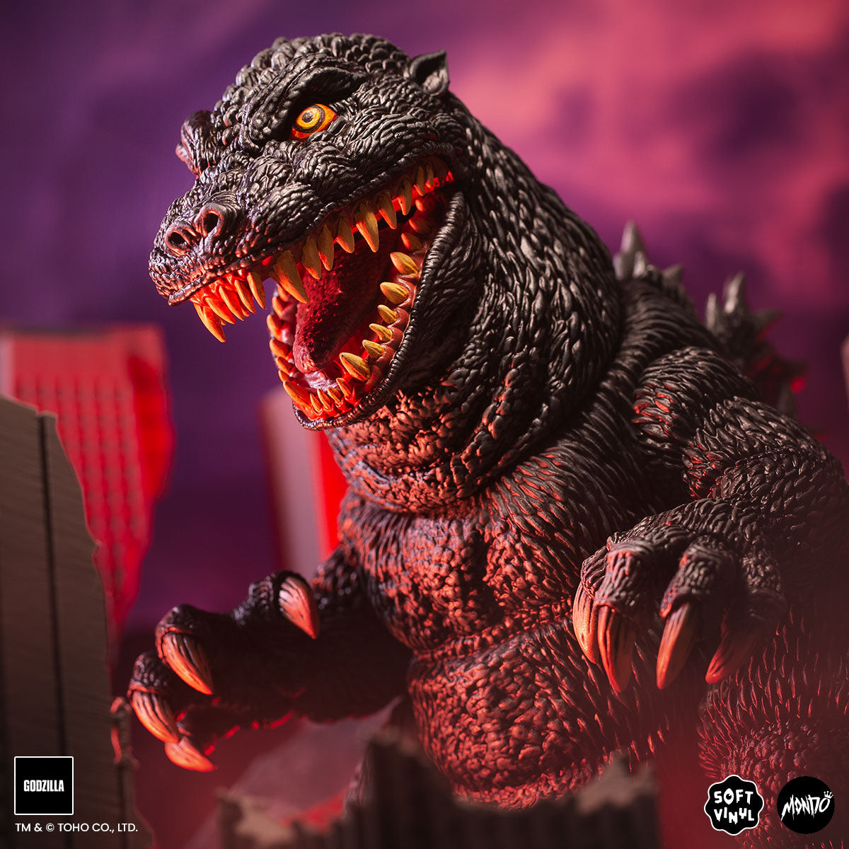 Godzilla Vinyl Designer Figure by James Groman - Premium Collectible Toy for Movie Fans & Pop Culture Enthusiasts - Perfect for Display, Gifts, and Home Decor
