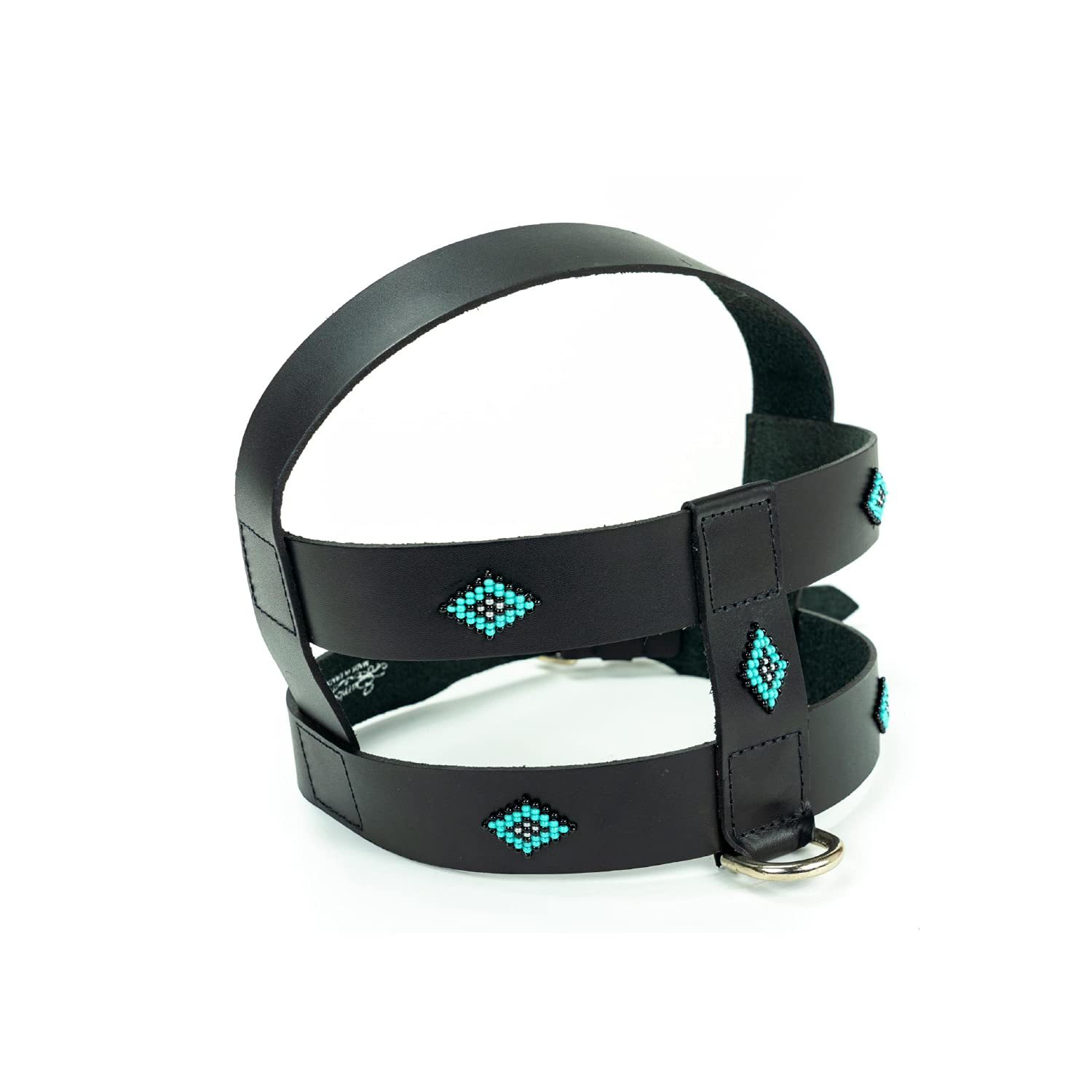 Saint Barth Handmade Soft Leather Dog Harness – Durable & Comfortable Adjustable Pet Harness for Small Medium Large Dogs – Perfect for Walking, Hiking & Outdoor Adventures