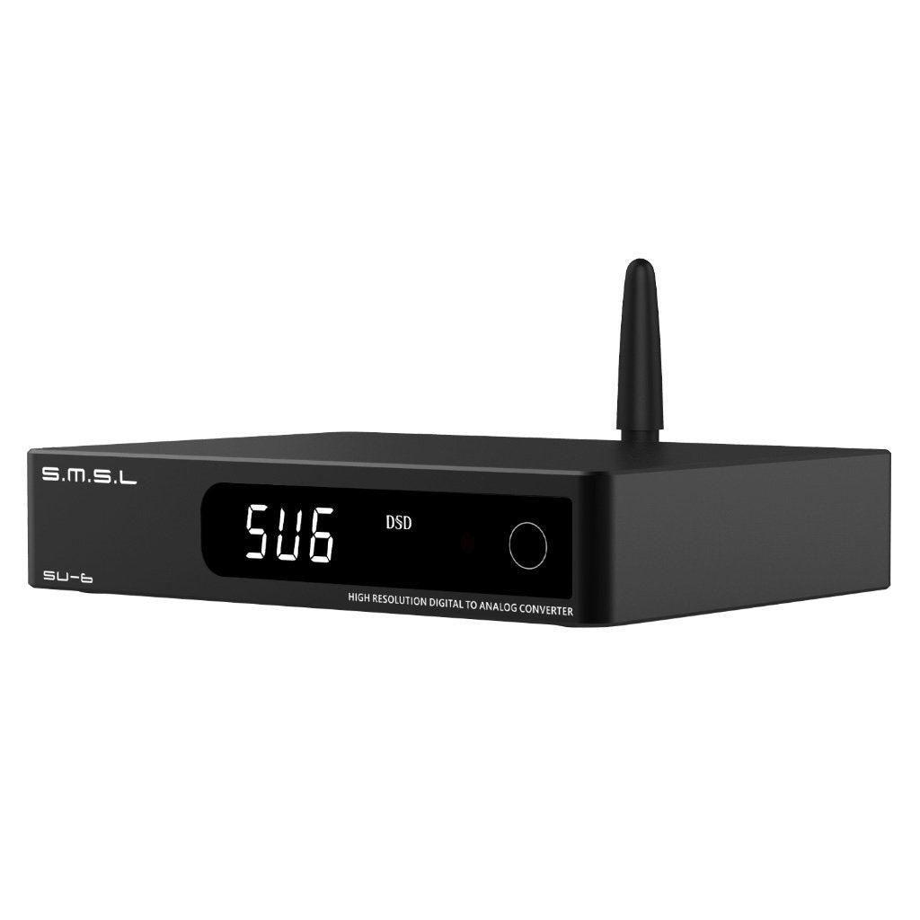 SMSL SU 6 High Resolution Desktop DAC Headphone Amplifier - Perfect for Audiophiles, Home Office & Music Studio Use