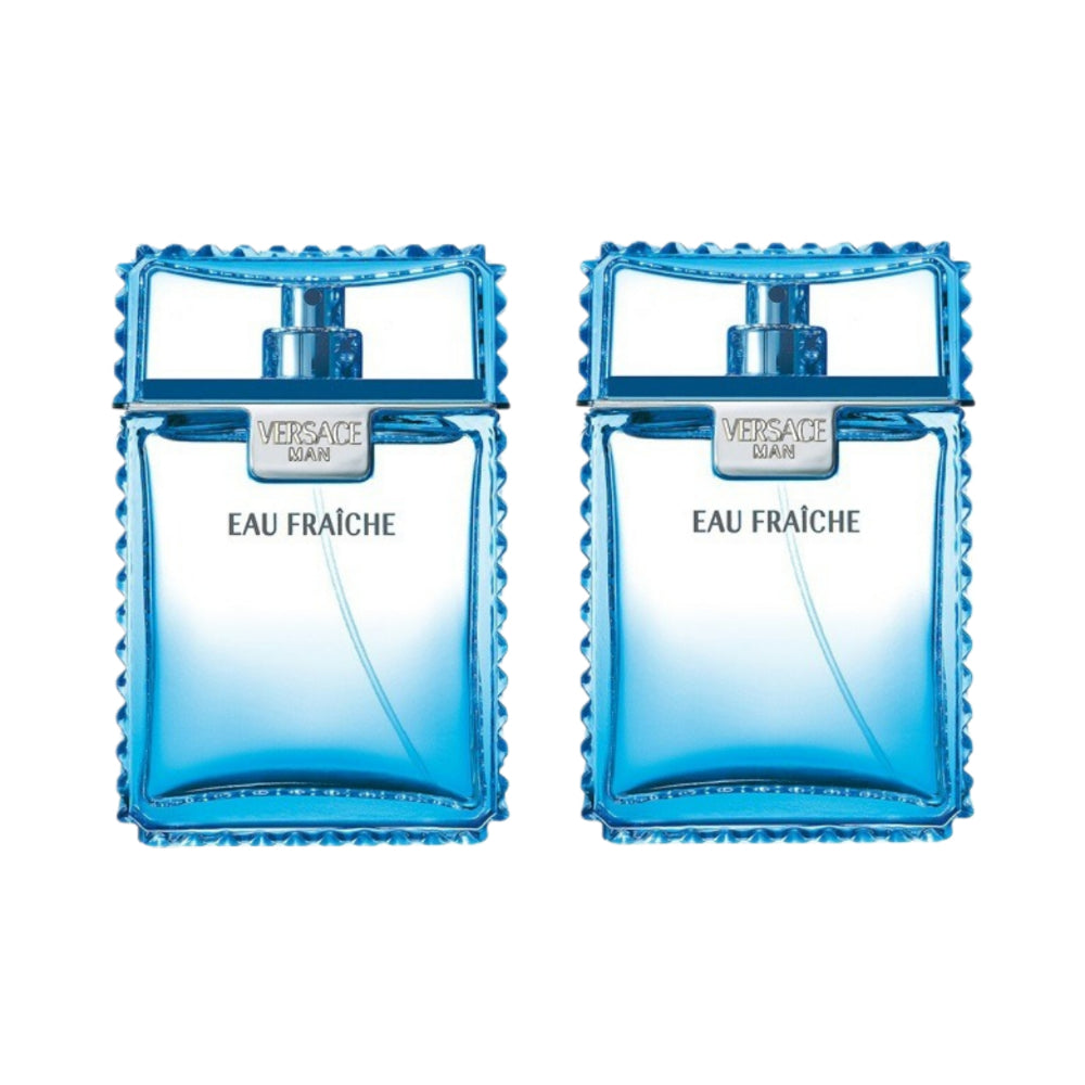 Men's Eau Fraiche Cologne Gift Set - 2x30ml Fresh Scent EDT Spray for Daily Wear & Special Occasions | Office, Date Night, Grooming Essentials