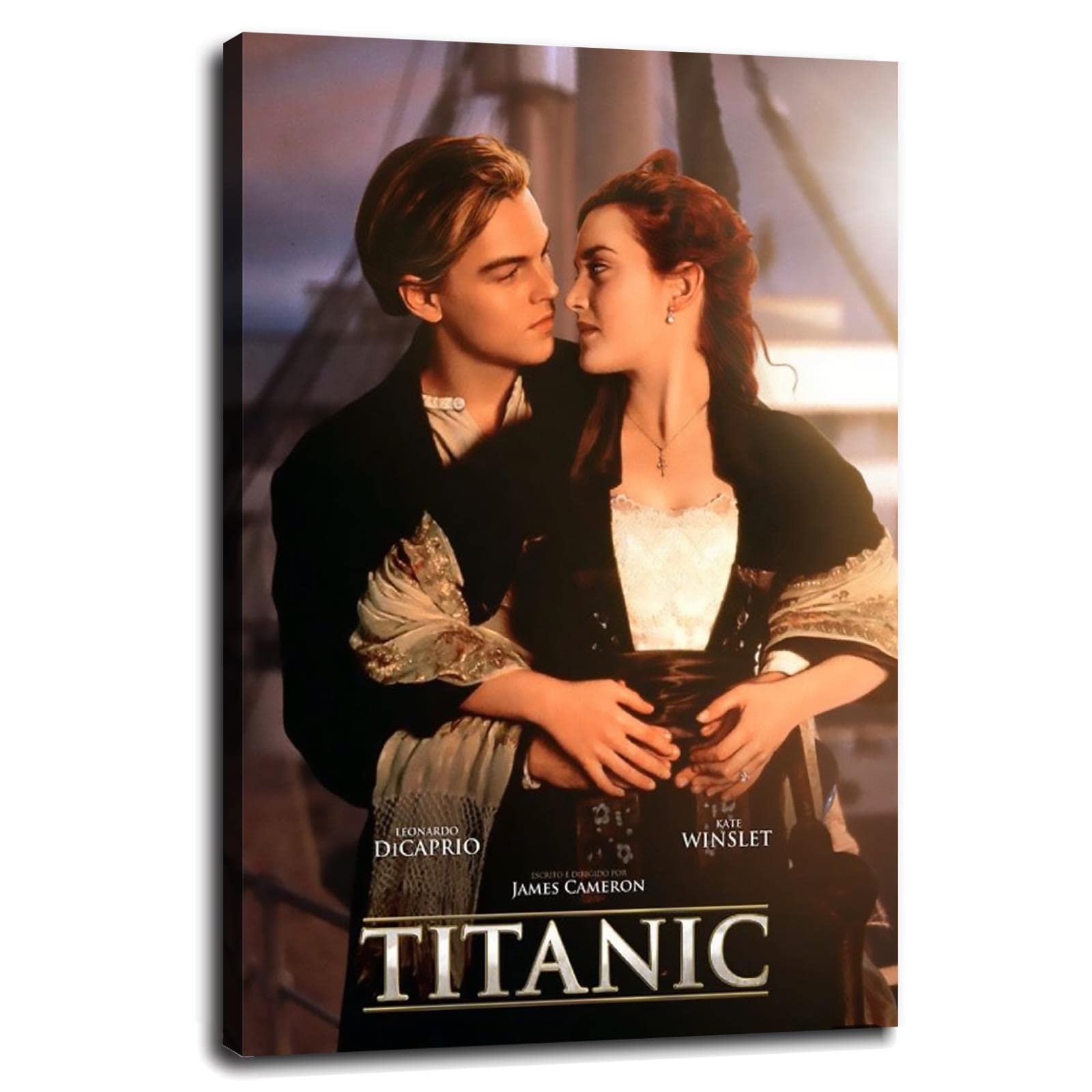 Titanic Leonardo DiCaprio Movie Poster Canvas Print - 30