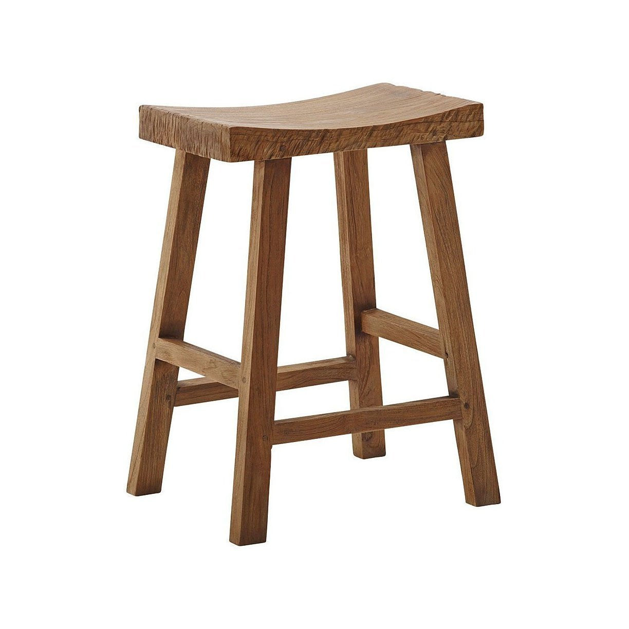 Charles Counter Stool - Modern Kitchen Bar Stool with Backrest, Adjustable Height & Swivel Base - Perfect for Breakfast Nook, Kitchen Island & Home Bar Decor