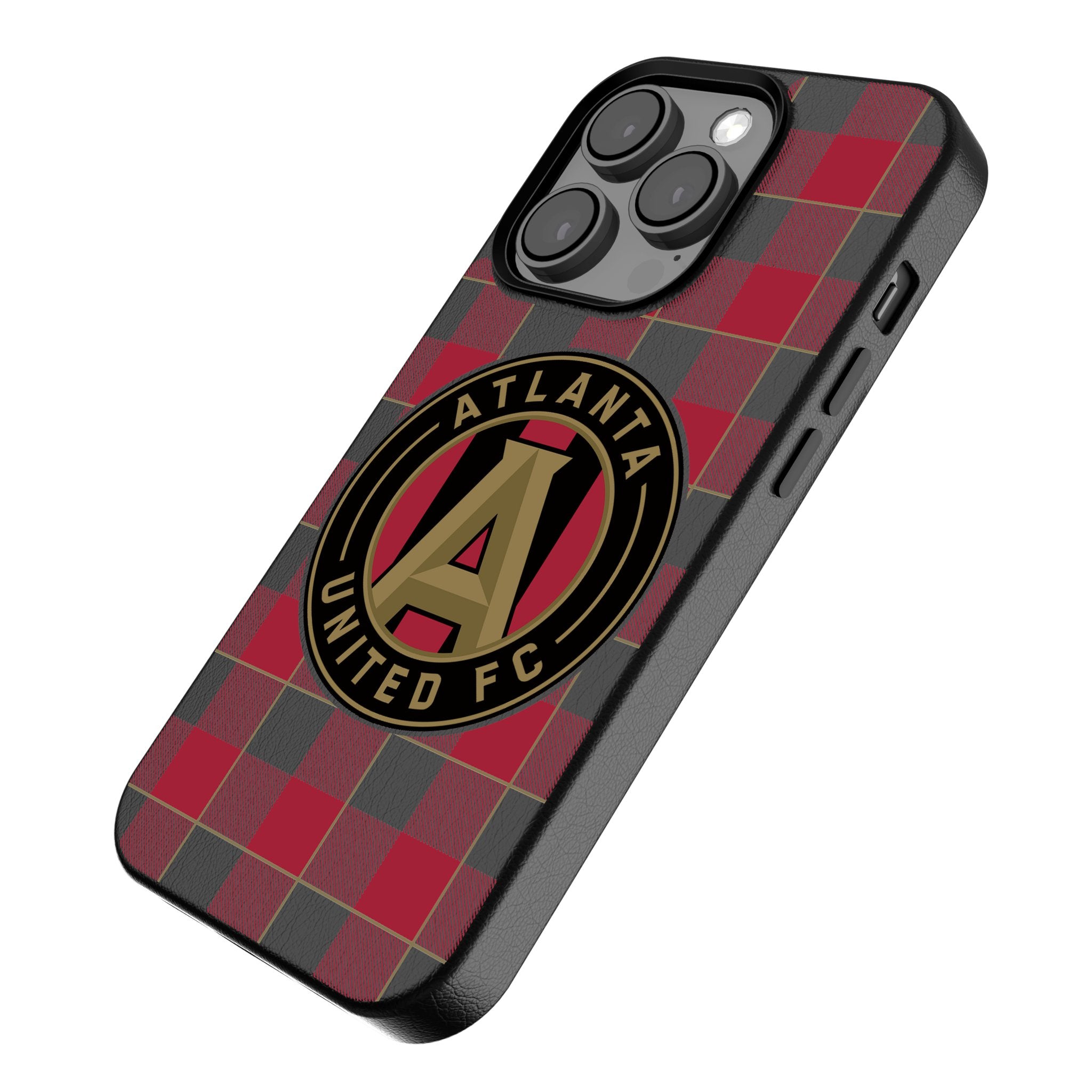 Atlanta United FC Plaid MagSafe Compatible Case for iPhone 13/14/15 - Durable Protective Cover for Soccer Fans - Perfect for Game Day & Everyday Use