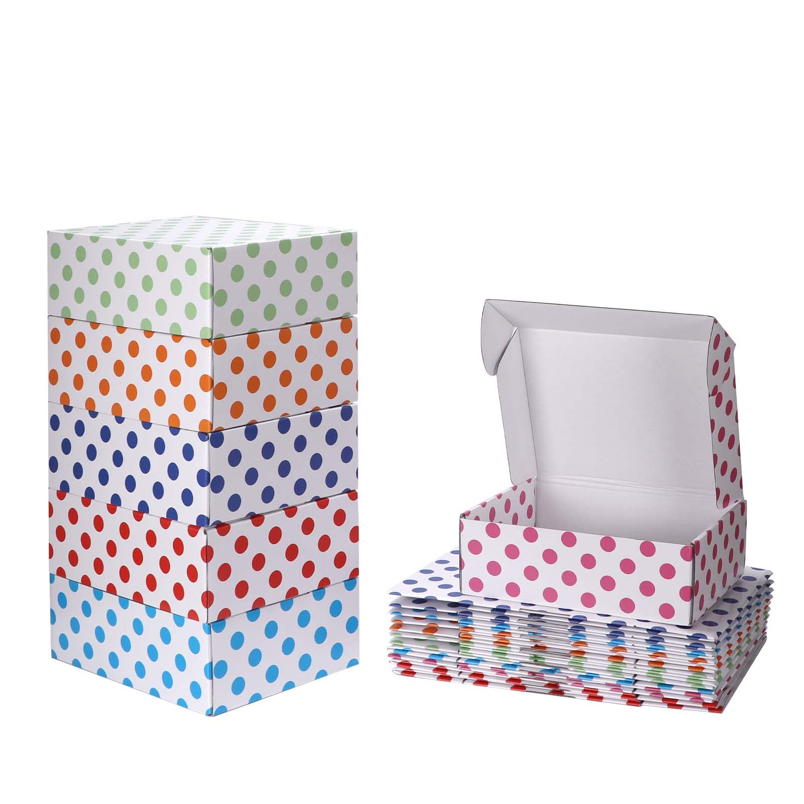 Hoikwo 18-Pack 12x9x4 Inch White Luxury Gift Boxes Bulk - Elegant Empty Gift Boxes with Lids for Mother's Day, Women's Presents & Special Occasions | Decorative Cardboard Shipping Packaging Boxes for Jewelry, Cosmetics & Party Favors