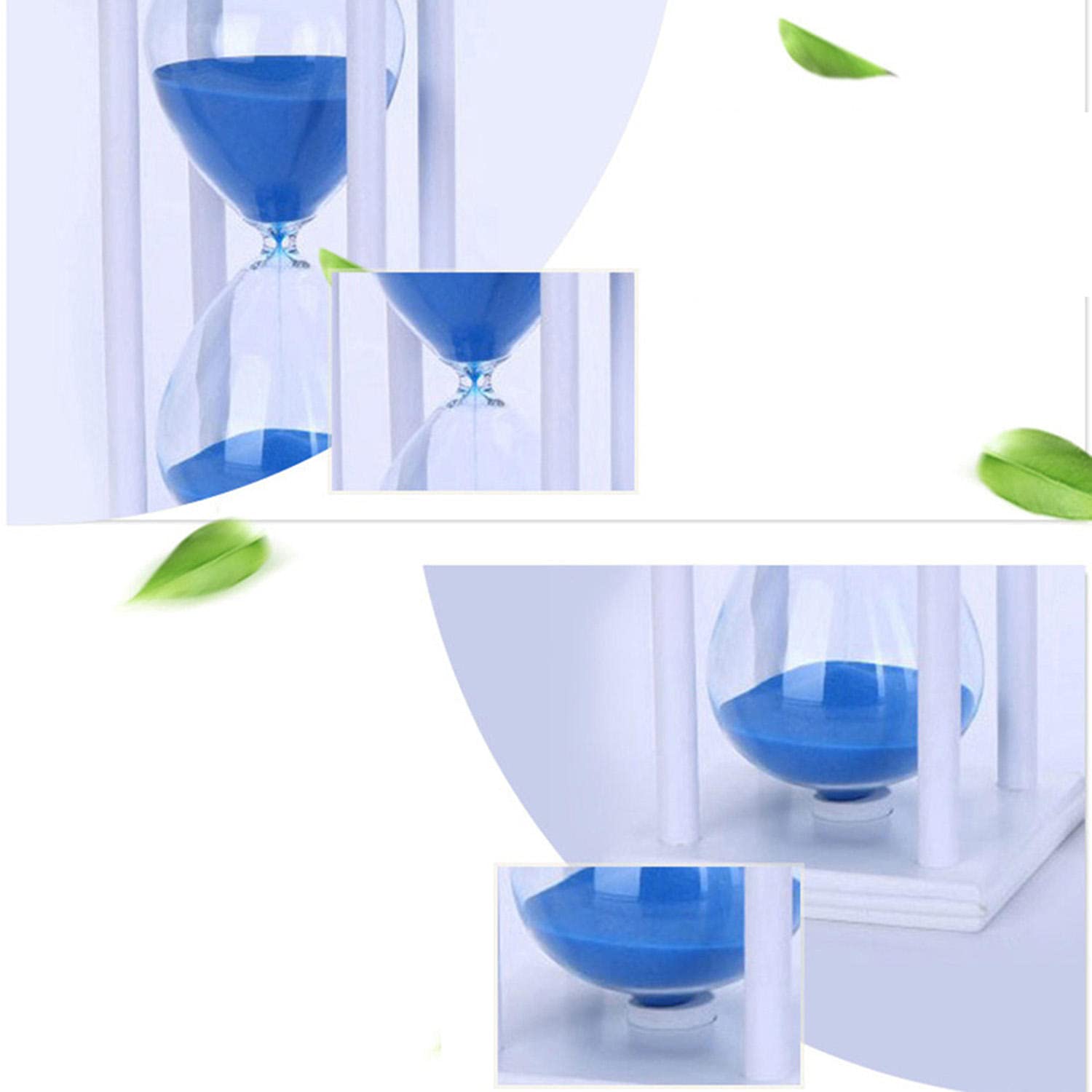 5 Minute Wooden Sand Timer - Kitchen, School, Office Hourglass for Cooking, Games & Decor | Unique Birthday Gift Idea for Home & Classroom Use