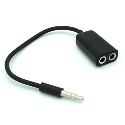 3.5mm Headphone Splitter - Dual Port Audio Jack Adapter for LG Prime 2 & More | Share Music with Friends, Gaming Headsets, Travel & Classroom Use