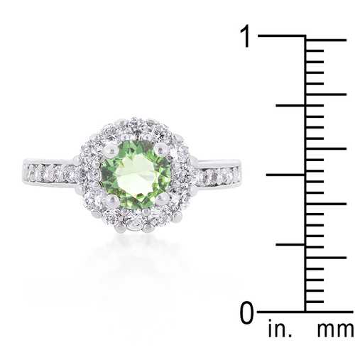 Bella Green Birthstone Engagement Ring - Elegant Jewelry for Proposals, Anniversaries & Special Occasions
