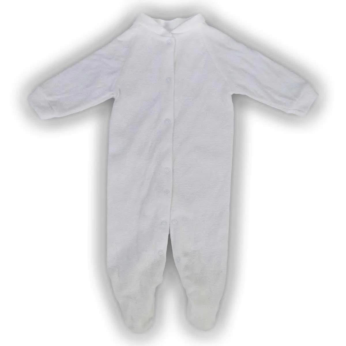 Premium Goldtex Baby Pajamas - Soft White Cotton Sleepwear for Infants & Toddlers | Made in Canada | Perfect for Bedtime, Nursery & Cozy Family Moments