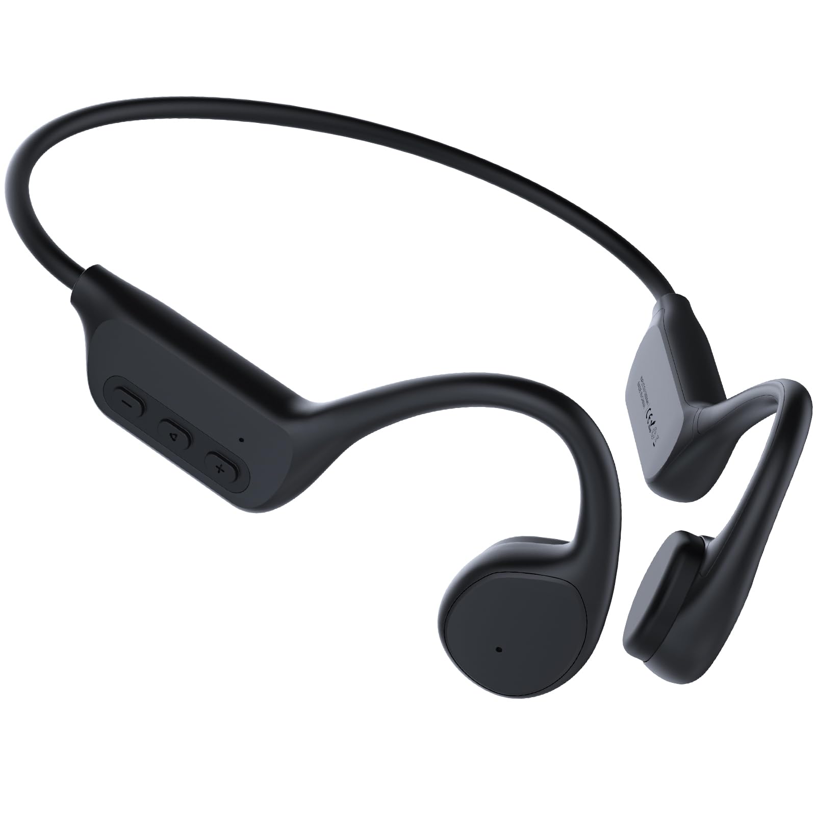**Wireless Bone Conduction Headphones with Bluetooth, Built-in Mic & Waterproof Design - Open Ear Headset for Running, Cycling, Workout, Gym & Outdoor Sports**