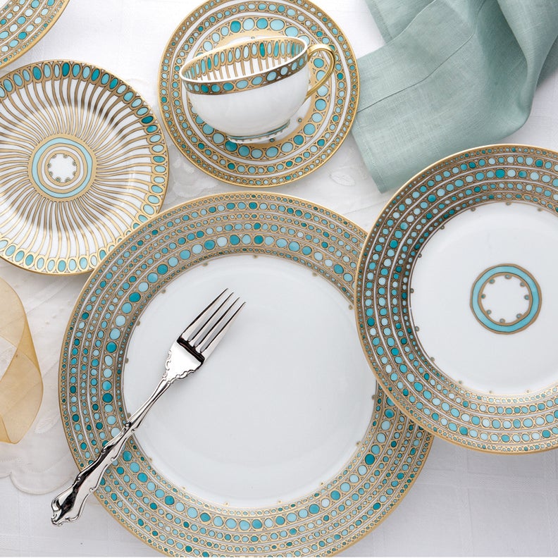 Syracuse Turquoise Dinnerware Set - Elegant Ceramic Plates, Bowls & Mugs for Modern Dining | Perfect for Dinner Parties, Home Decor & Gift Giving