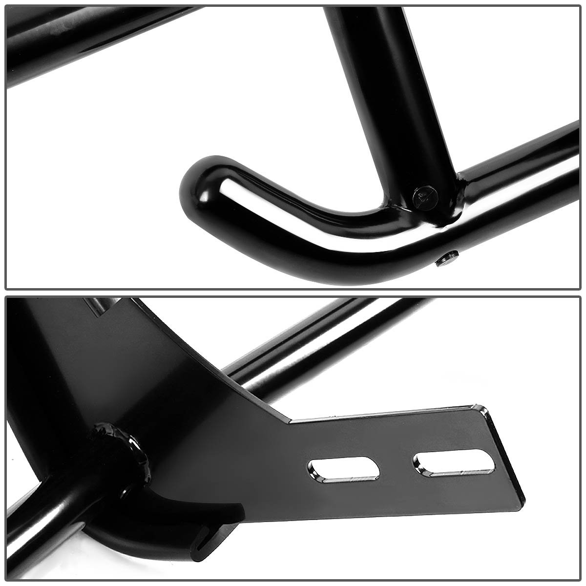 DNA Motoring RBG-005-BK Black Rear Bumper Protector Guard for Trucks & SUVs - Scratch & Impact Protection for Parking & Off-Road Use