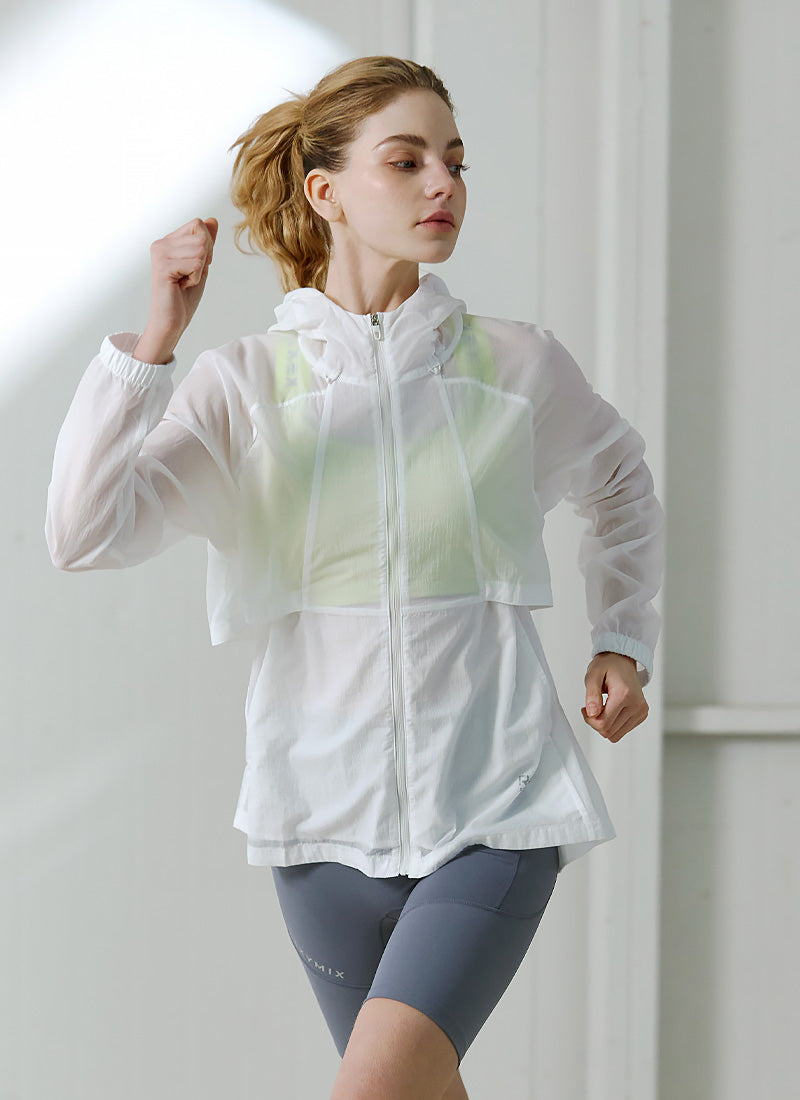 RX Airflow Windbreaker Jacket - Lightweight & Breathable Outdoor Running Jacket for Men & Women - Perfect for Hiking, Jogging, and Travel