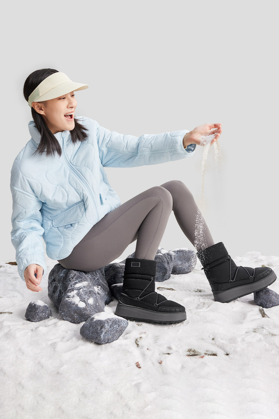 Women's Waterproof Winter Snow Boots - Insulated Warm Boots for Cold Weather, Hiking & Outdoor Activities