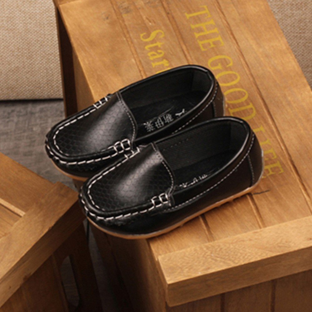Boys Girls Slip-On Loafers - Soft Casual Boat Shoes for Toddlers - Perfect for School & Play