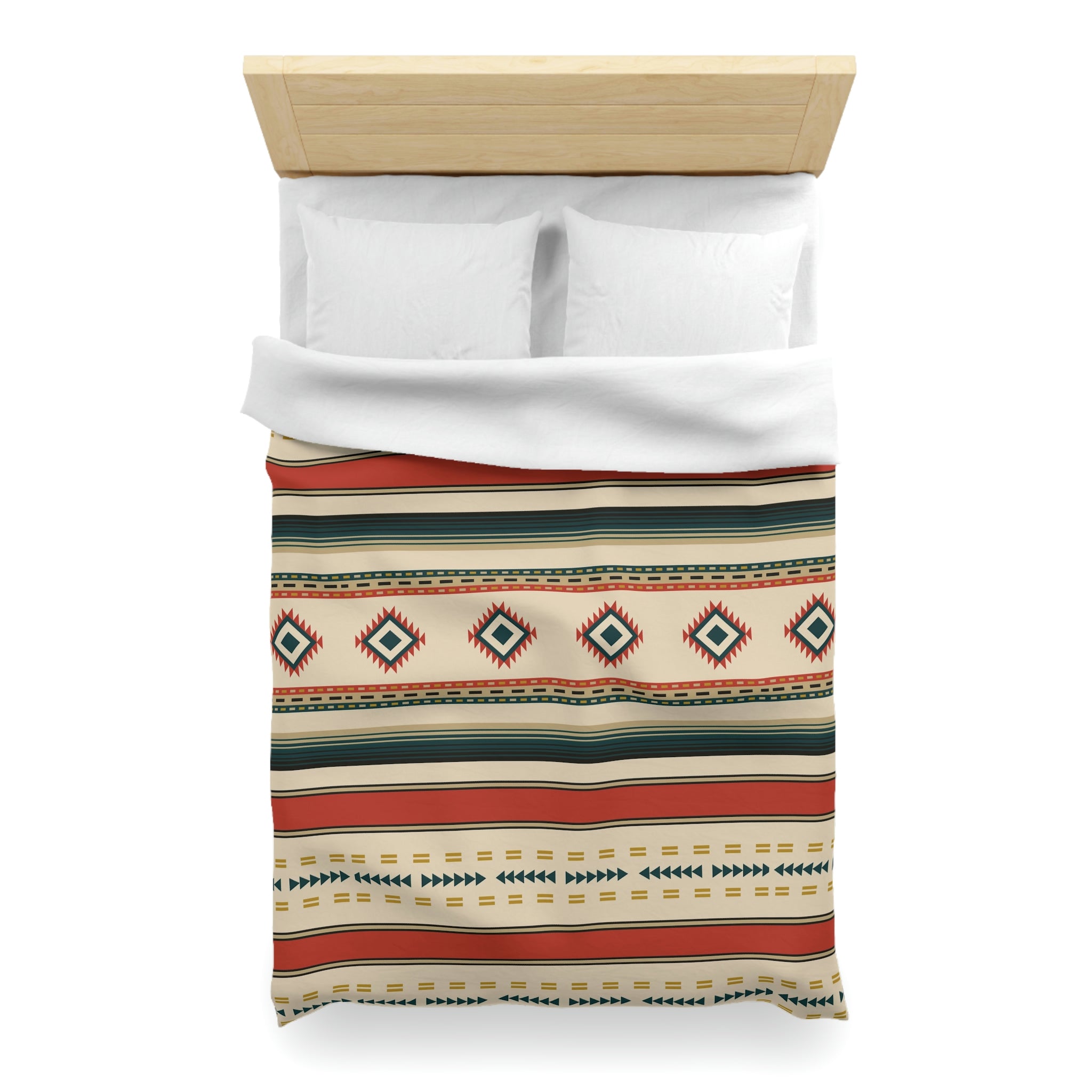 Sunrise Canyon Microfiber Duvet Cover Set - Queen & Twin Size, Soft Southwestern Farmhouse Bedding Decor for Comforters - Perfect for Guest Rooms, Master Bedrooms & Cozy Home Styling