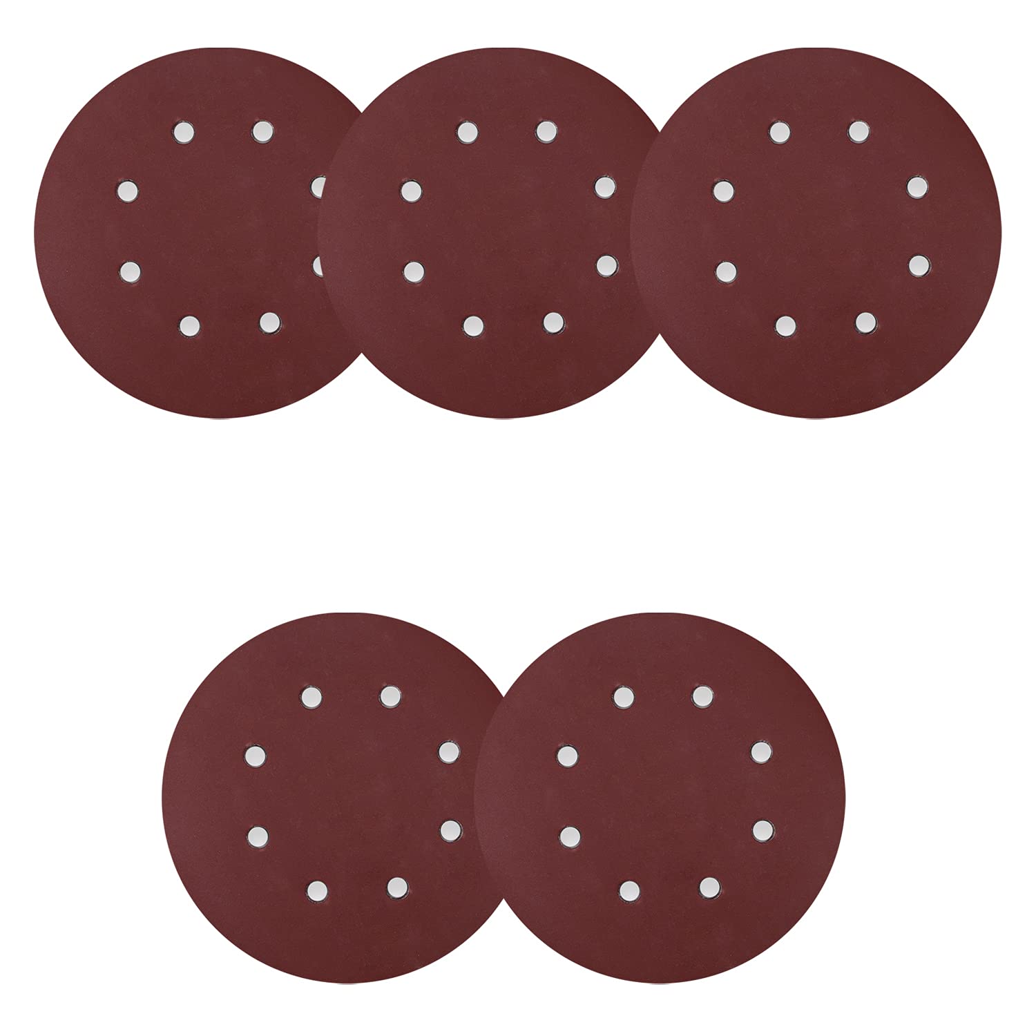 10PCS 400 Grits Hook and Loop Sanding Discs - 7-Inch 8-Hole Aluminum Oxide Round Sandpaper for Angle Grinder, Woodworking & Metal Polishing - Perfect for DIY Projects, Furniture Refinishing & Automotive Sanding