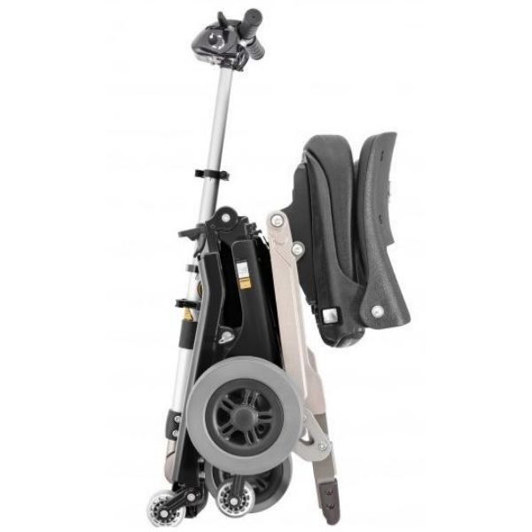 FreeRider USA Luggie Classic 2 Foldable Travel Scooter - Lightweight Mobility Scooter for Seniors & Adults - Perfect for Airports, Shopping Malls & Travel
