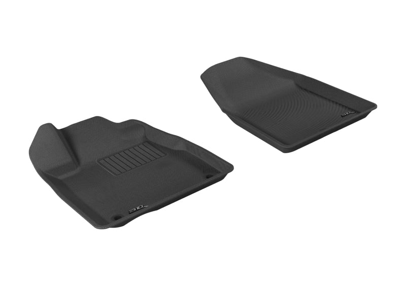 3D MAXpider Kagu Custom Fit Floor Mats for 2007-2013 Acura MDX - 1st Row, Premium All-Weather Protection, Non-Slip Gray Car Mats - Perfect for Daily Commute, Road Trips & Family Adventures