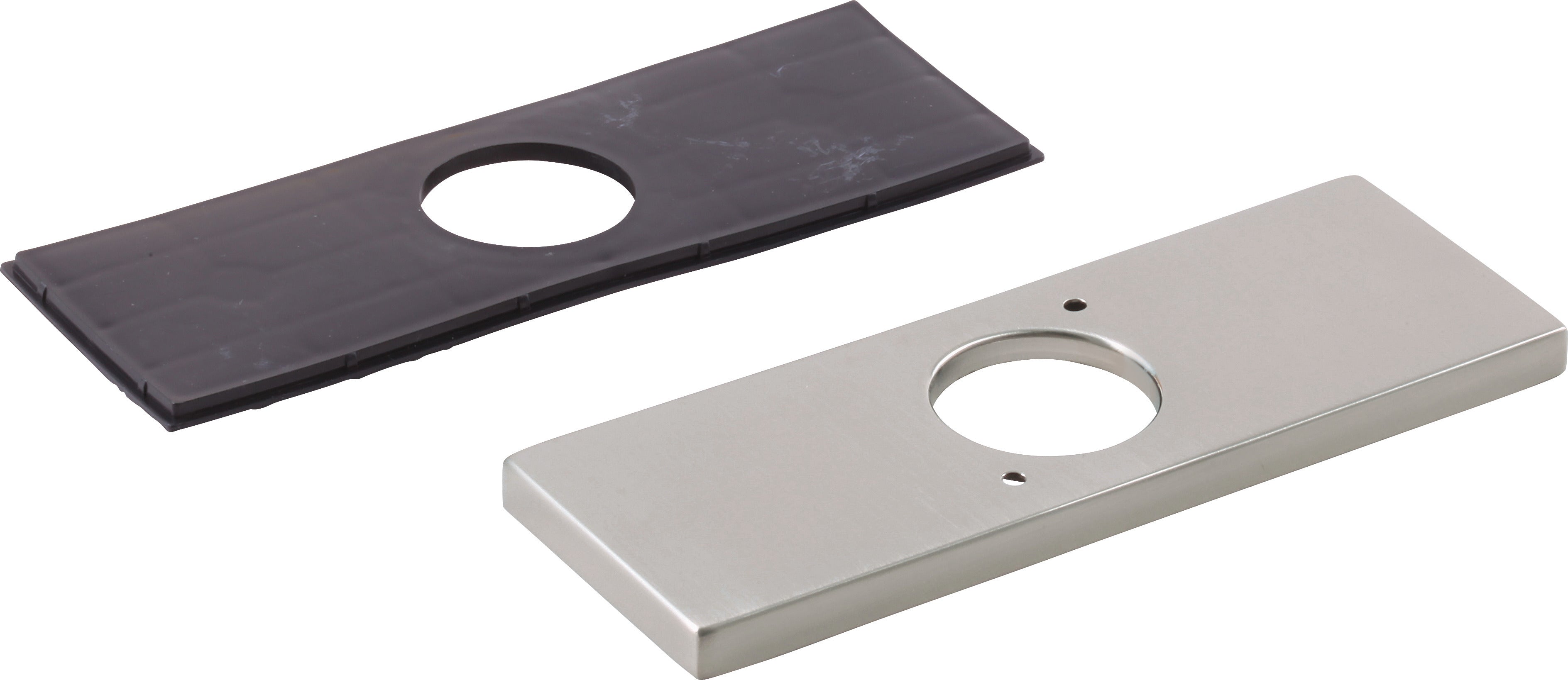 Delta RP78358SS 3-Hole Stainless Steel Escutcheon & Gasket Kit - Durable Faucet Trim for Bathroom & Kitchen Sink Installation