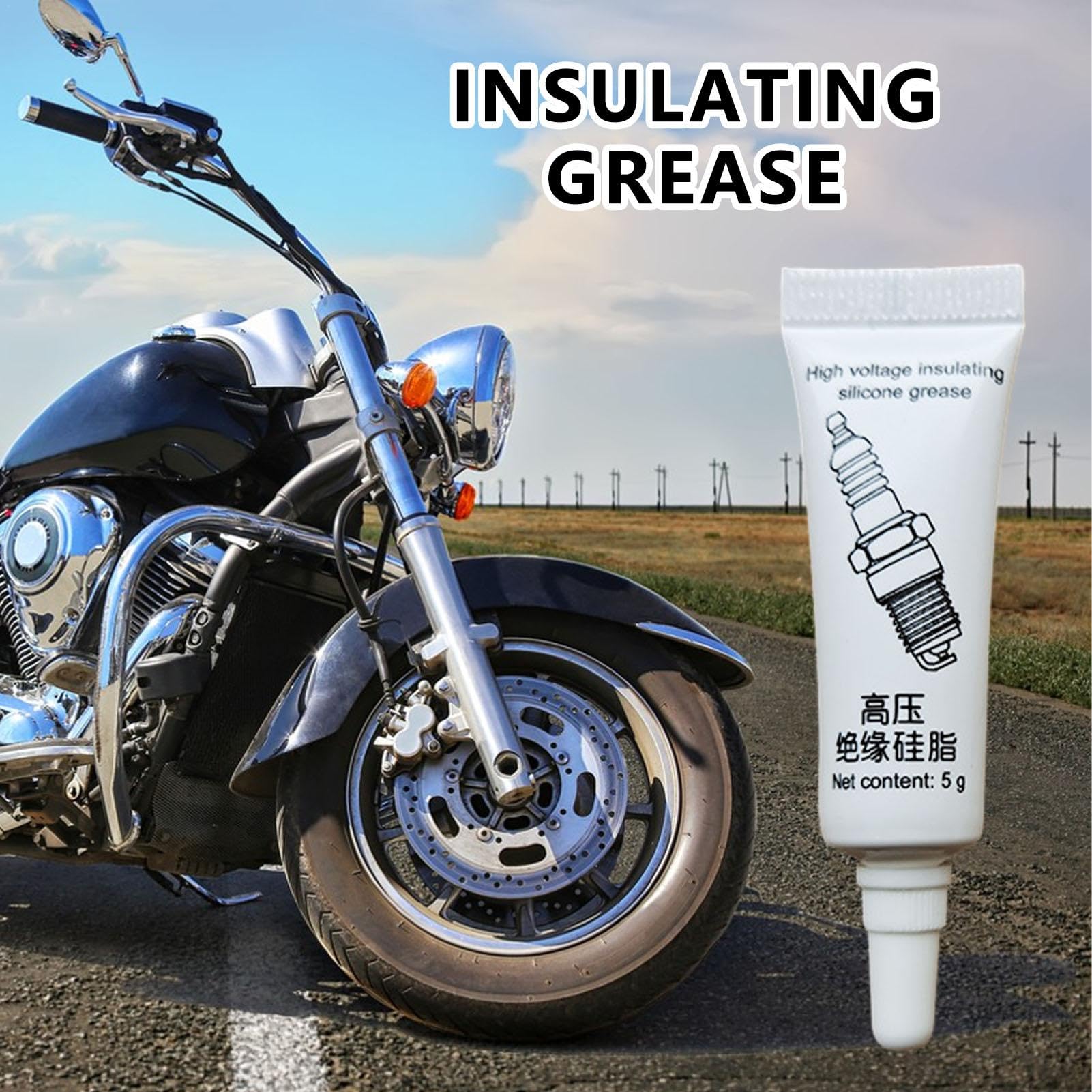 Dielectric Silicone Grease for Electrical Connectors & Switches - 5g Tube for High-Temp Protection