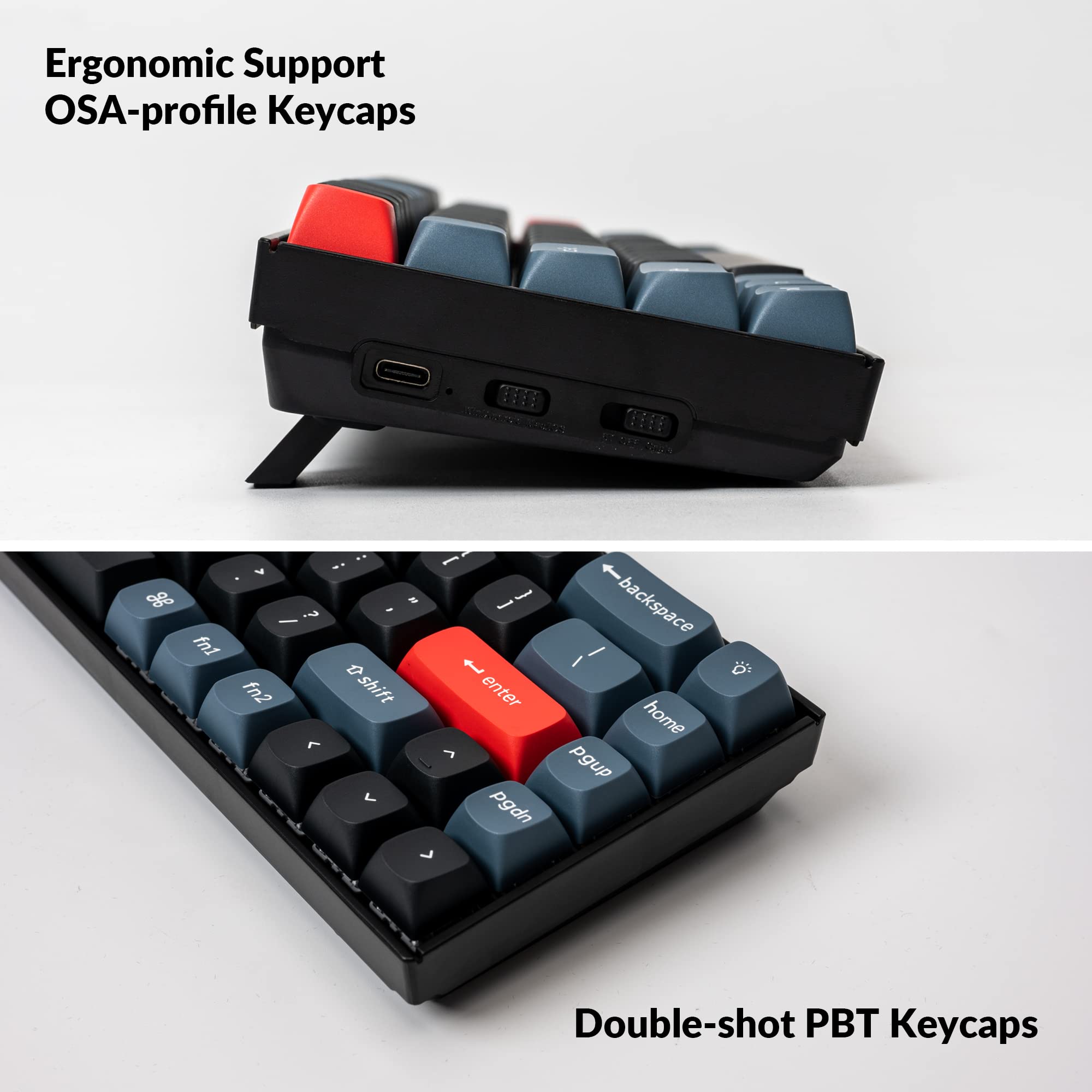 Keychron K6 Pro Wireless Custom Mechanical Keyboard - QMK/VIA Programmable, Hot-Swappable with K Pro Brown Switches, 65% Compact RGB Backlit Keyboard for Mac/Windows/Linux | Perfect for Office Work, Gaming & Programming