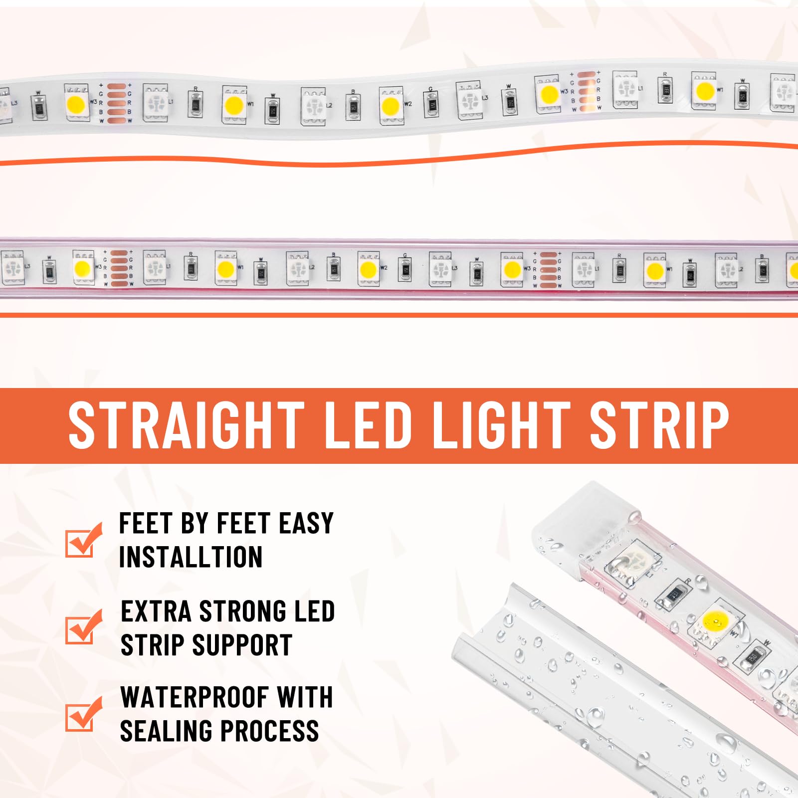 WELLUCK 12V RV LED Camper Awning Lights - 12FT/3.6M Dimmable Strip with Remote Control, Warm White & RGB Modes - Waterproof Exterior Lighting for RV Camping, Motorhome, Travel Trailer - Perfect for Outdoor Patio, Backyard, Deck & Campsite Ambiance