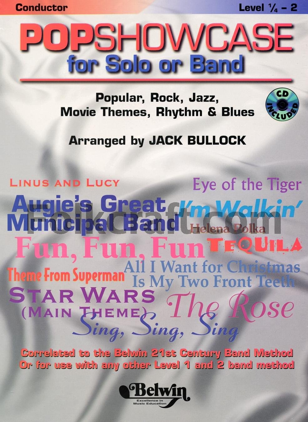 Alfred Publishing 00-B21M0005 Pop Showcase Music Book for Solo or Band Performances - Perfect for Piano, Vocal, and Ensemble Practice