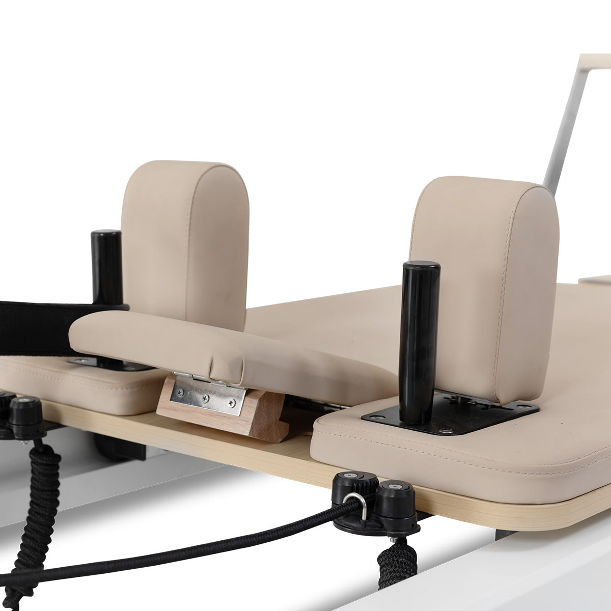 Contour Pro Aluminum Pilates Reformer Machine for Home Gym - Professional Grade Equipment with Adjustable Resistance, Beige - Perfect for Pilates Studio, Physical Therapy & Home Workouts