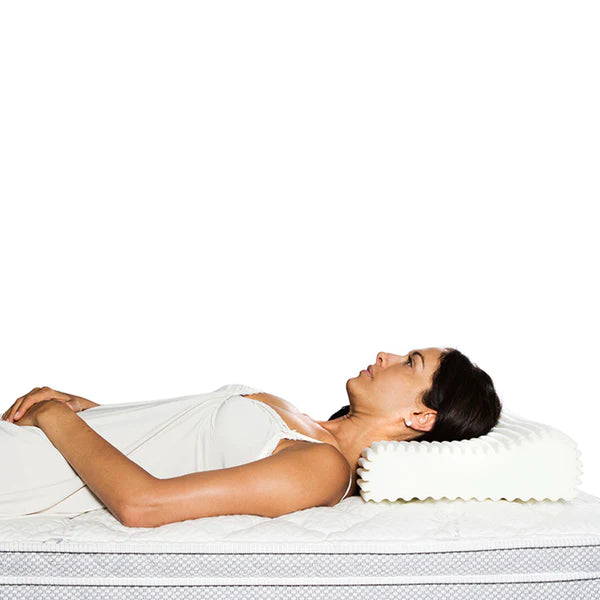 FlexiPillow Harmony Memory Foam Pillow for Neck Pain Relief - Orthopedic Contour Pillow for Side, Back & Stomach Sleepers - Premium Cooling Pillow for Better Sleep & Pressure Relief