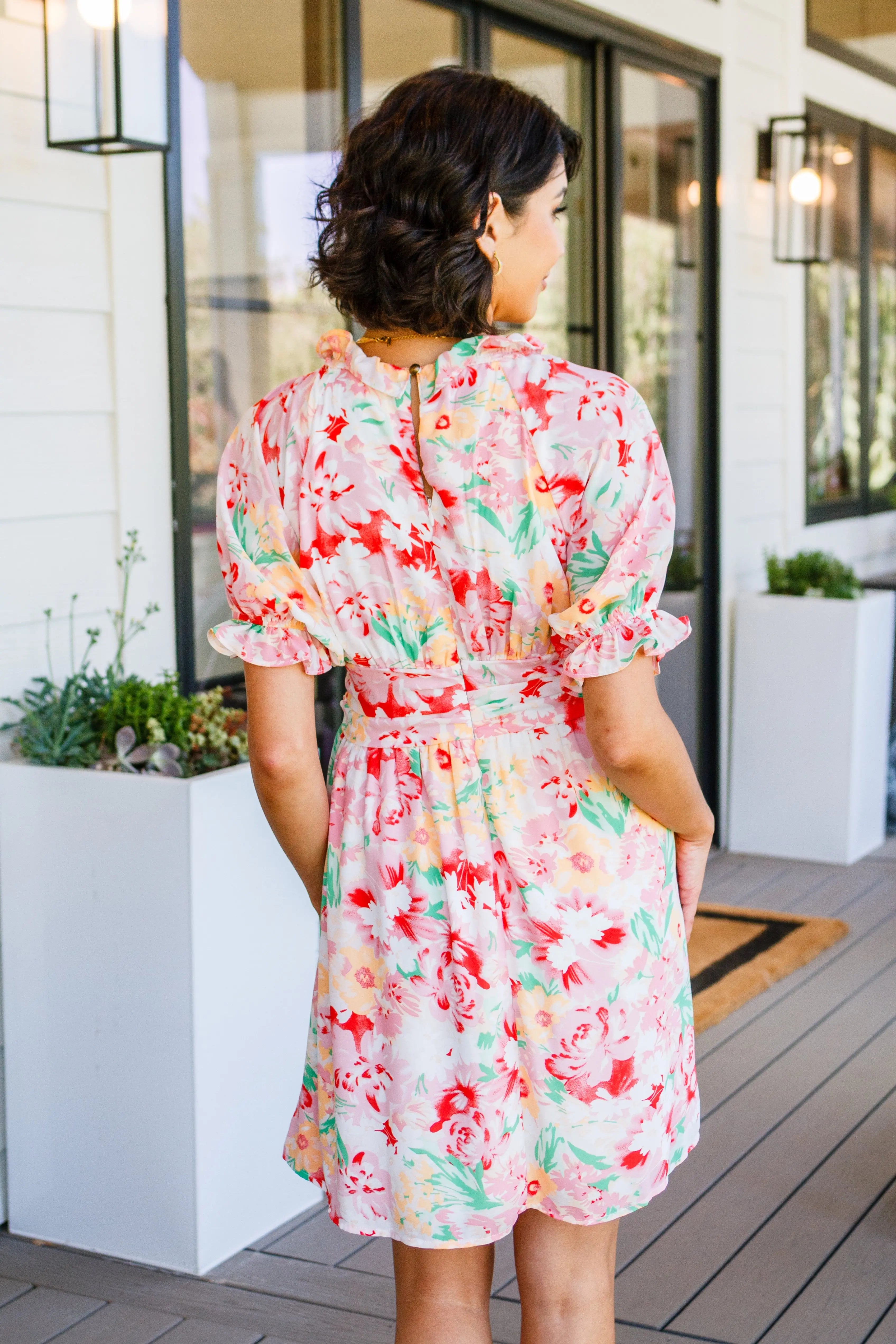 Unit Fancy Free Floral Dress for Women - Summer Boho Maxi Dress with Flowy Sleeves | Perfect for Beach Vacations, Garden Parties & Date Nights