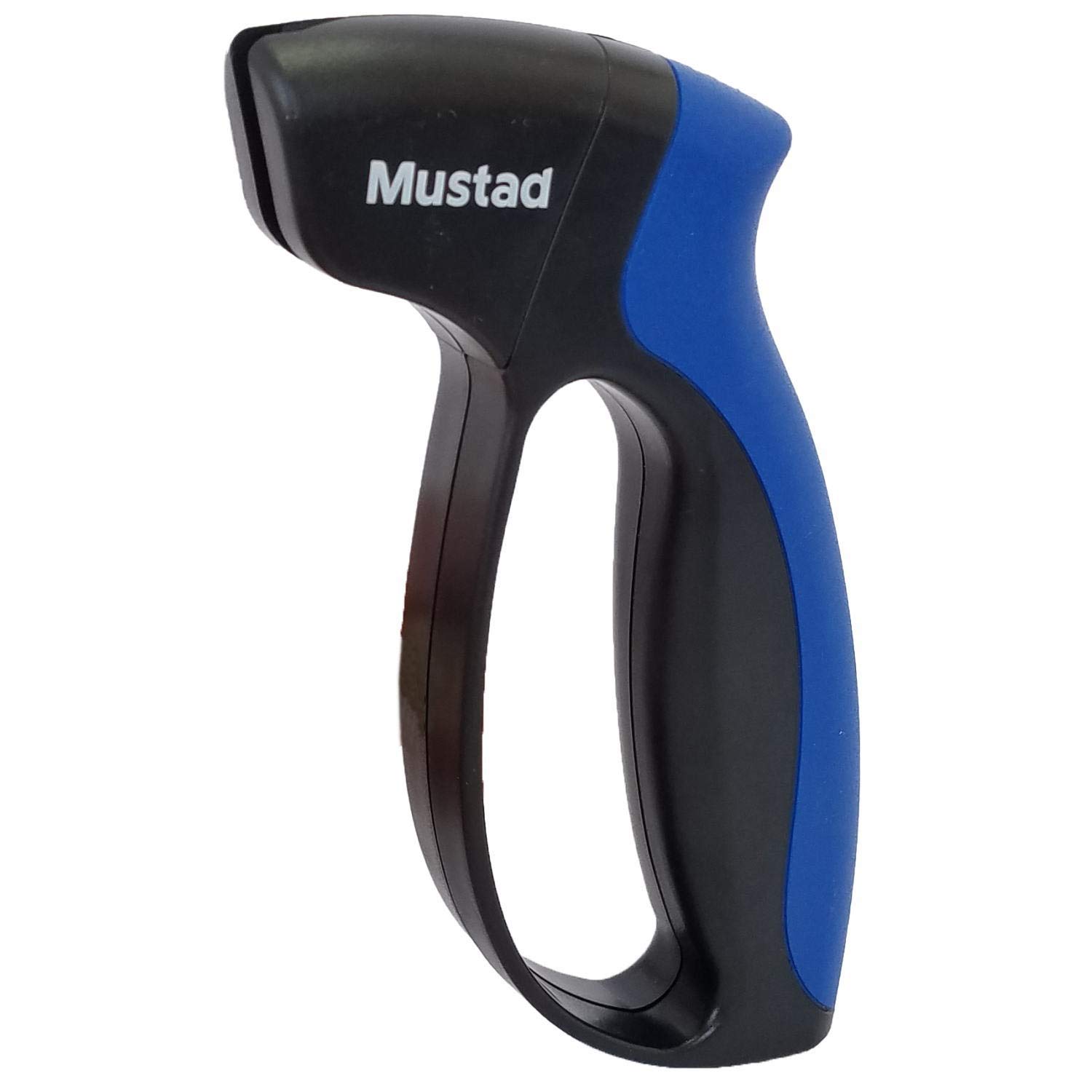 Mustad Knife Sharpener - Ergonomic Handle with Textured Grip & Carbide Sharpening Edges - Perfect for Kitchen, Camping, Hunting, and Outdoor Activities