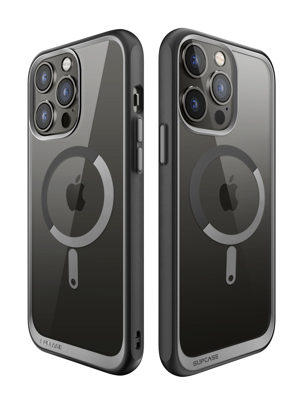 iPhone 14 Pro Max 6.7 Inch Unicorn Beetle MAG Slim Clear MagSafe Case - Shockproof Protective Cover with Magnetic Alignment (Open Box, Black) | Perfect for Daily Use, Travel & Wireless Charging