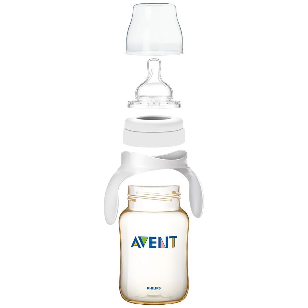 4 Pack Philips Avent Classic Feeding Bottle Caps & Lids - Compatible with Glass & Plastic Baby Bottles - Perfect for Travel, Daycare & On-the-Go Feeding