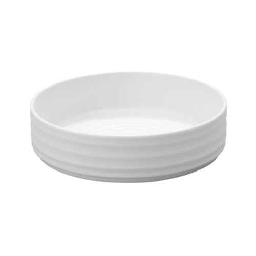 Ariane 922507 Artisan Stackable Bowl Set of 4 - 10 oz Matte White Ceramic Bowls for Soup, Salad, Cereal - Perfect for Dining, Entertaining & Kitchen Storage