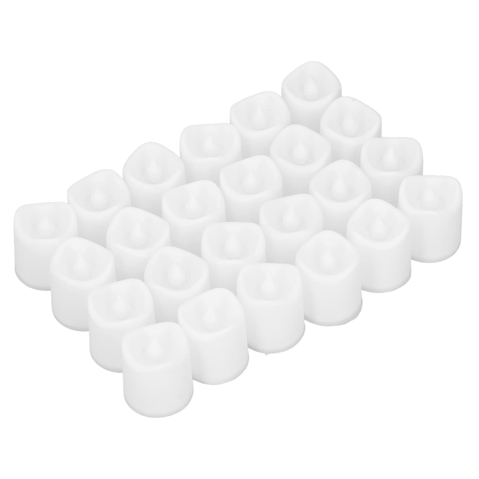 Realistic LED Tea Light Candles - Flameless Electronic Candles for Weddings, Parties & Home Decor - Safe Battery-Operated Fake Candles for Centerpieces, Votives & Romantic Ambiance