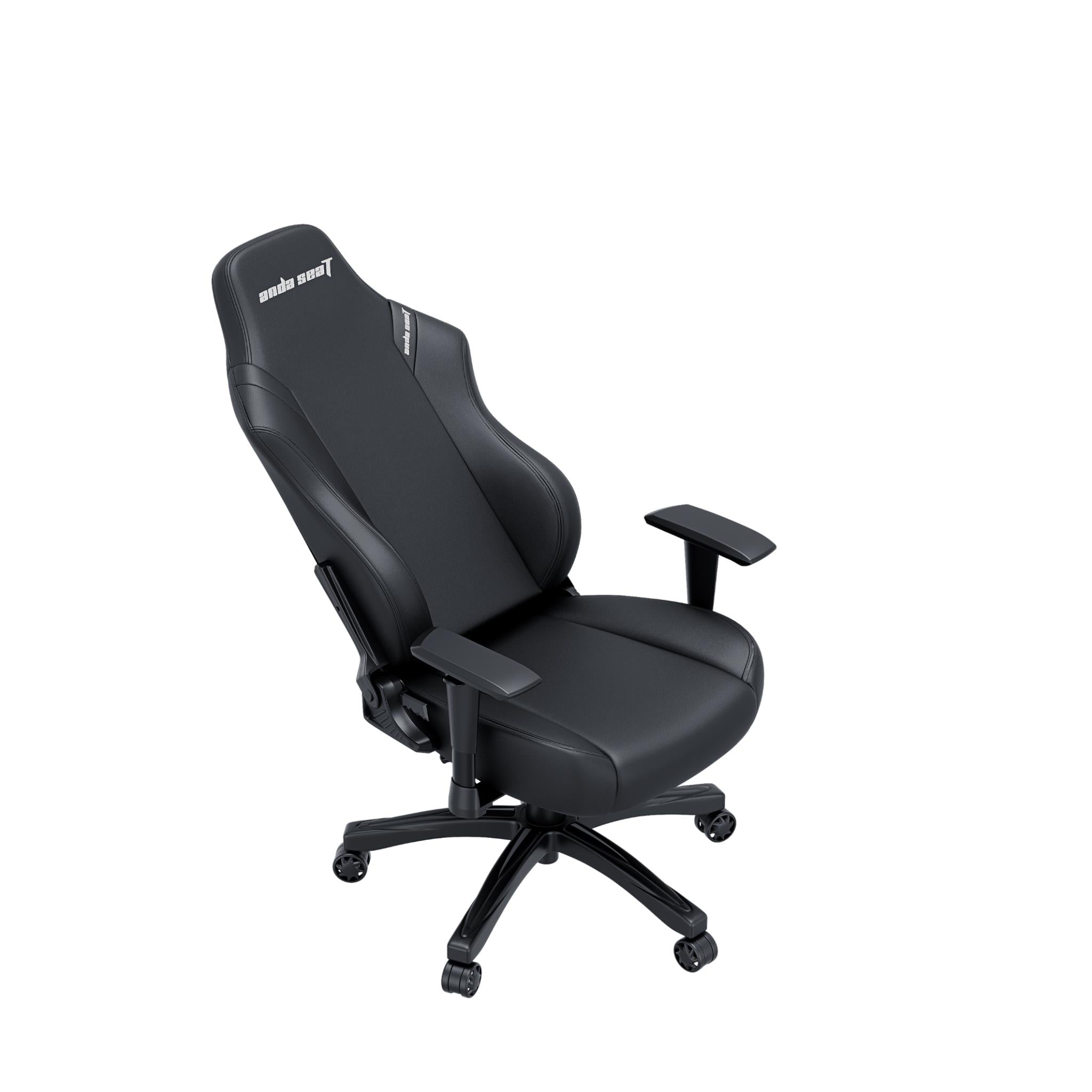 Anda Seat LUNA PVC Gaming Chair - Ergonomic Racing Style Video Game Chair with Adjustable Height & Lumbar Support - Perfect for PC, PS5, Xbox Gaming & Home Office (Black)