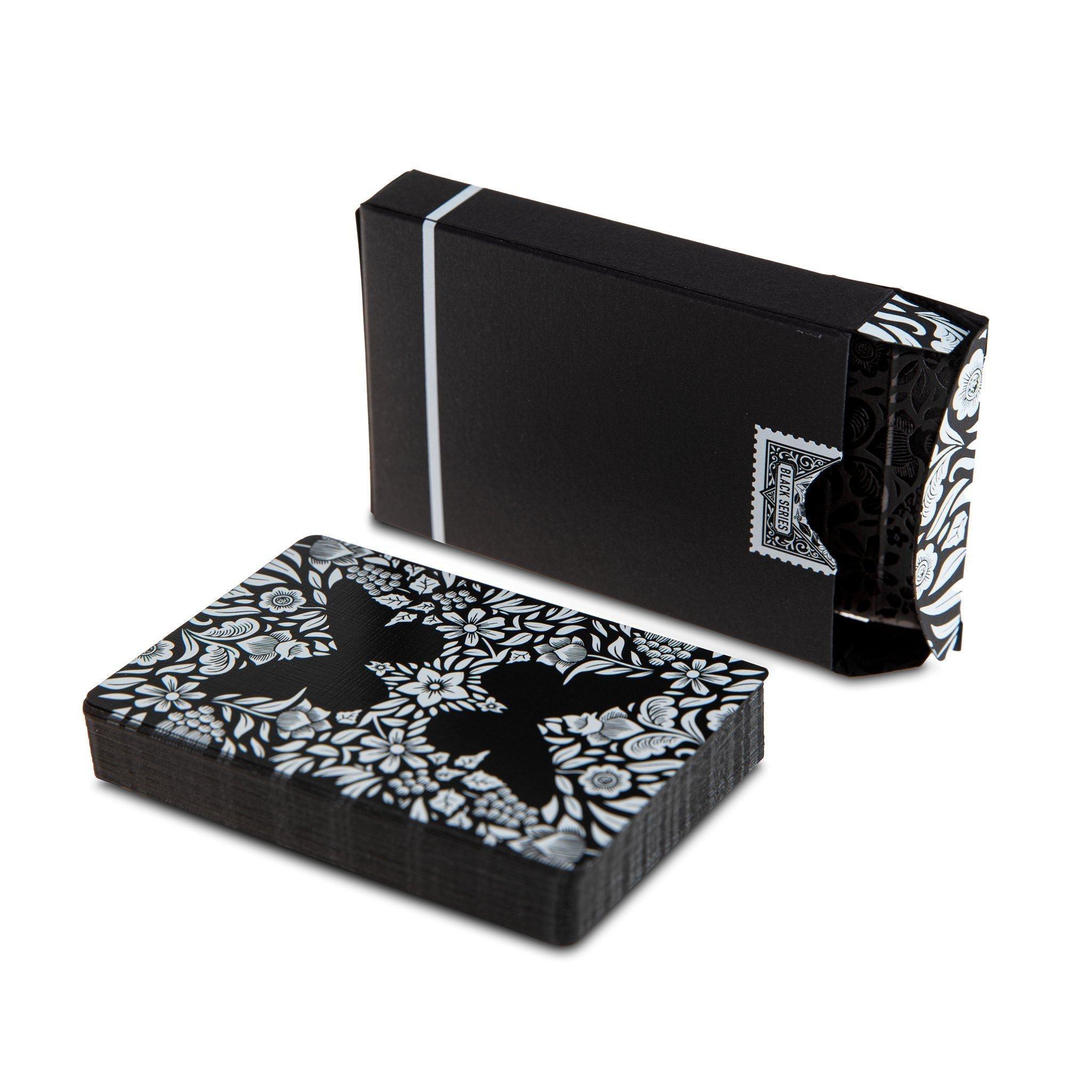Premium Butterfly Playing Cards - Unmarked Black & White Deck for Magic Tricks, Cardistry, and Poker Games