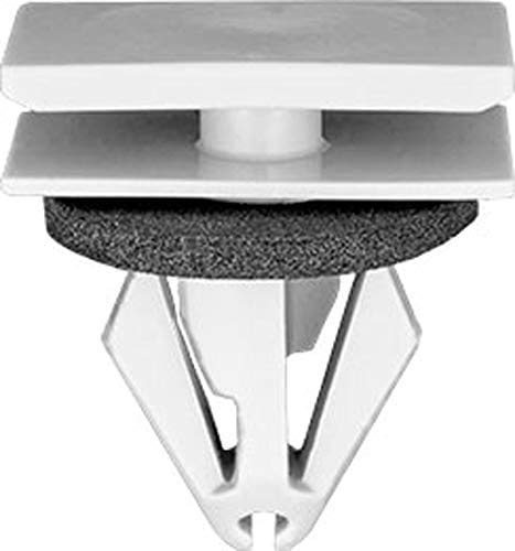 8PT13090 Rocker Moulding Retainer Clip with Sealer - Compatible with GM 11547211 (10 Pack) - Perfect for GM Vehicle Door Panel and Rocker Moulding Repair & Replacement