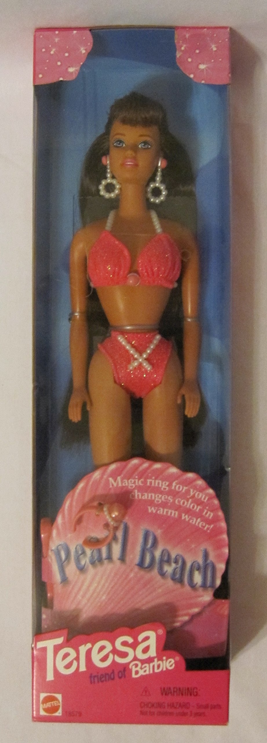 Barbie Pearl Beach Teresa Doll - Collectible Fashion Doll with Shimmering Pearl Details, Perfect for Playtime, Collecting & Gifting | Beach-Themed Birthday & Summer Fun