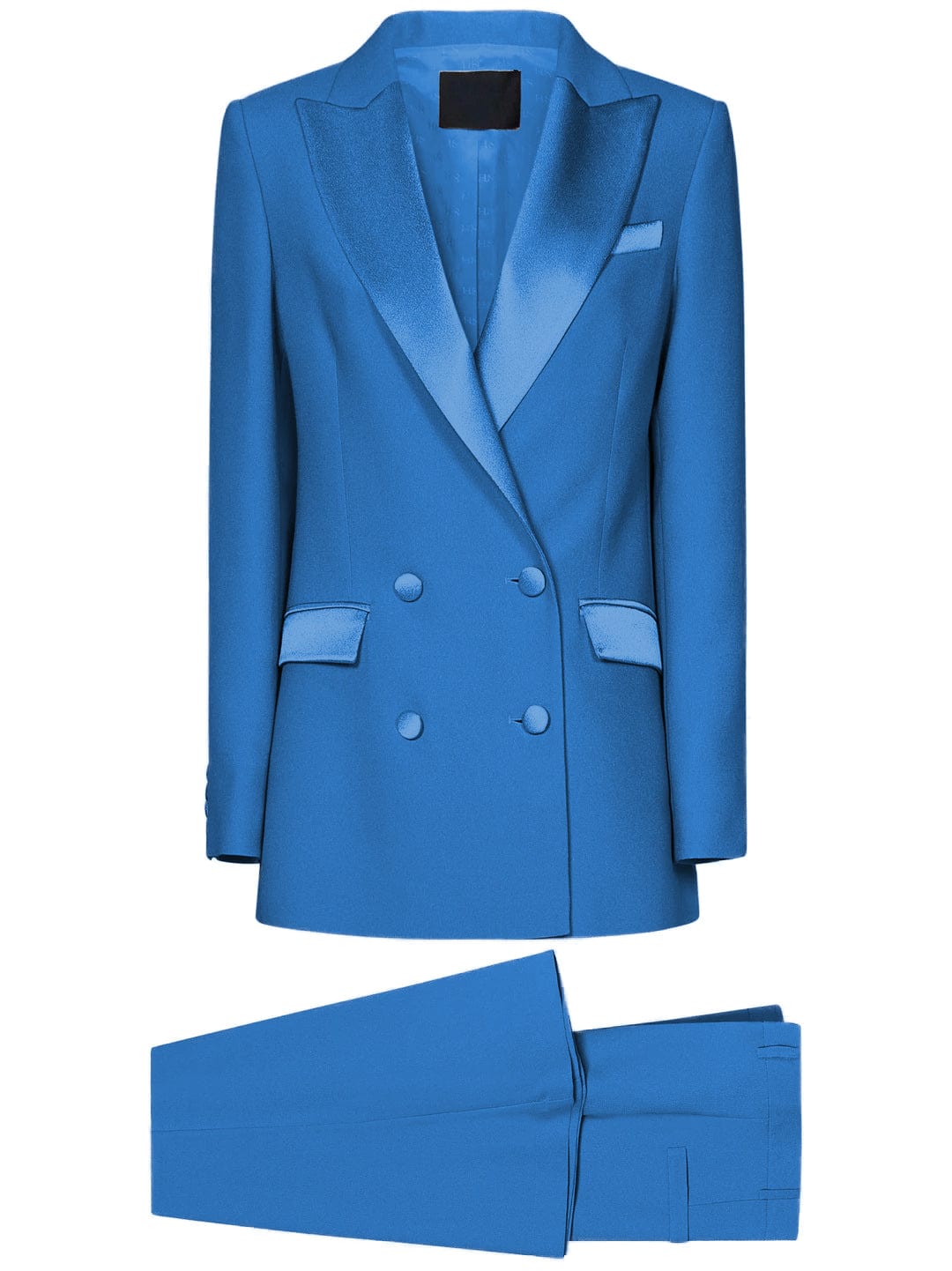 Elegant Lavender 2-Piece Double Breasted Peak Lapel Slim Fit Women's Suit for Business, Office & Formal Events | Professional Workwear & Special Occasion Outfit