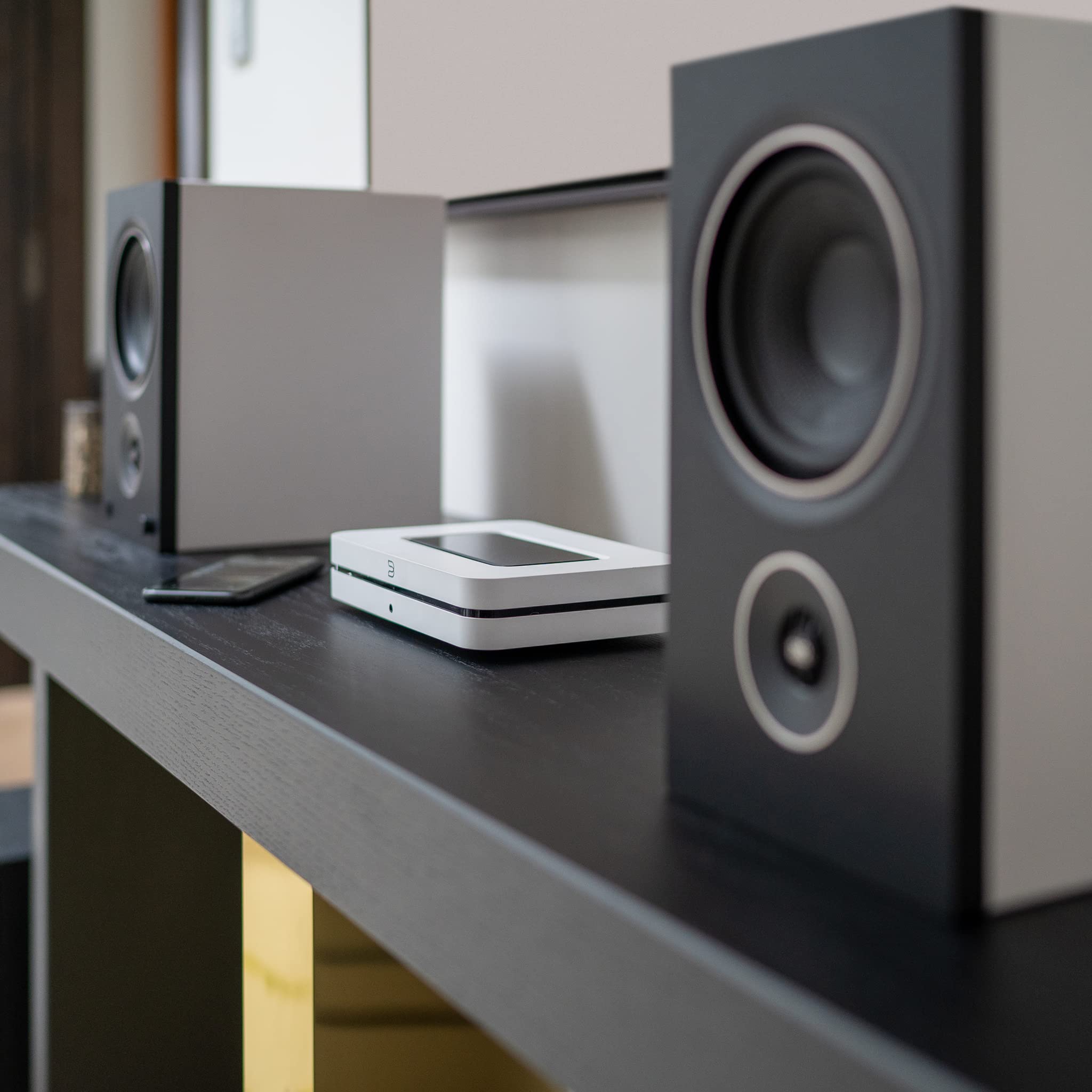 Bluesound Node Wireless Multi-Room Hi-Res Audio Streamer - White | Premium Home Music System for Streaming Spotify, Tidal & More