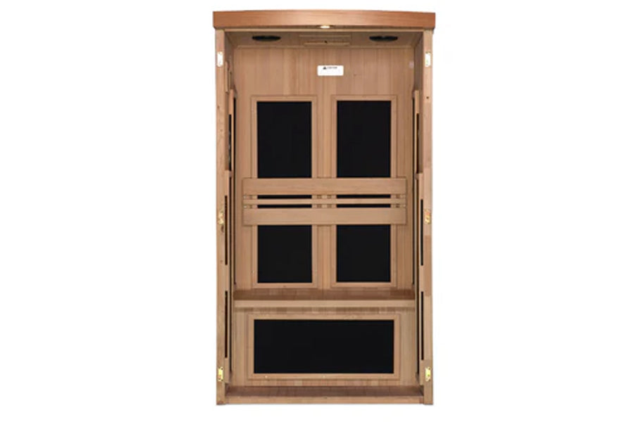 Pro 6 1/2 Person Near Zero EMF Far Infrared Sauna for Home Spa Therapy & Detox - Perfect for Relaxation, Pain Relief & Weight Loss