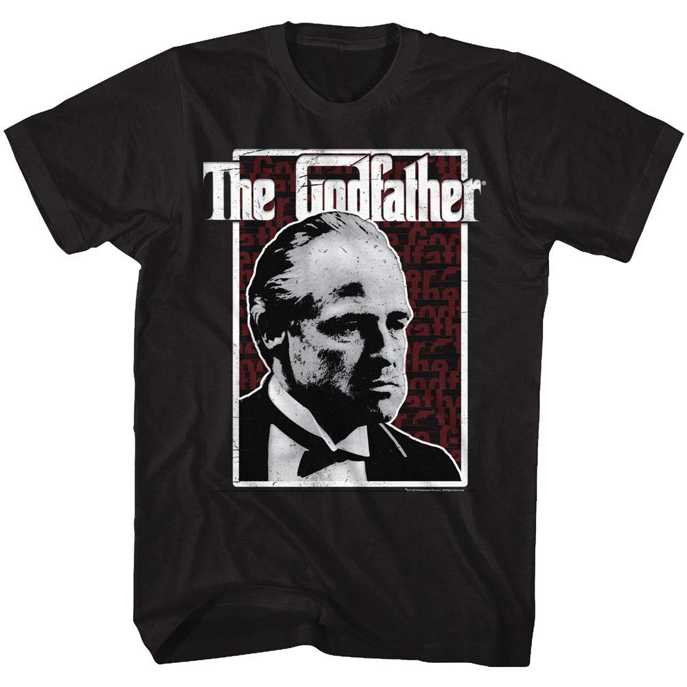 Godfather Movie Mens Seeing Red Graphic T-Shirt - Vintage Gangster Style Cotton Tee for Casual Wear & Movie Fans
