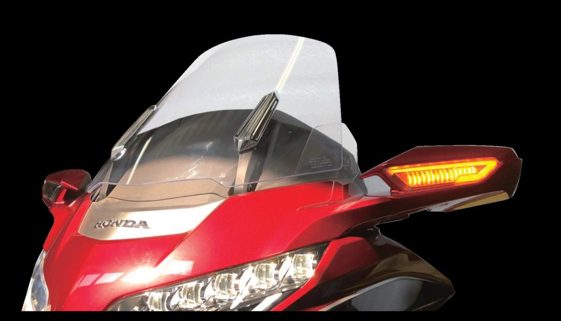 2018+ Honda Goldwing GL1800 LED Mirror Lights with DRL & Sequential Turn Signals - High Visibility Daytime Running Lights for Motorcycle Safety & Style