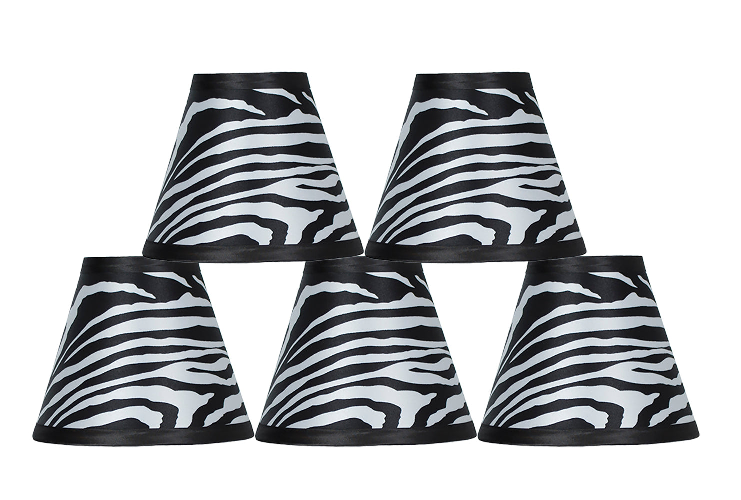 Animal Print 6 Inch Chandelier Lamp Shade - 3 Stylish Design Options for Living Room, Bedroom & Dining Room Decor