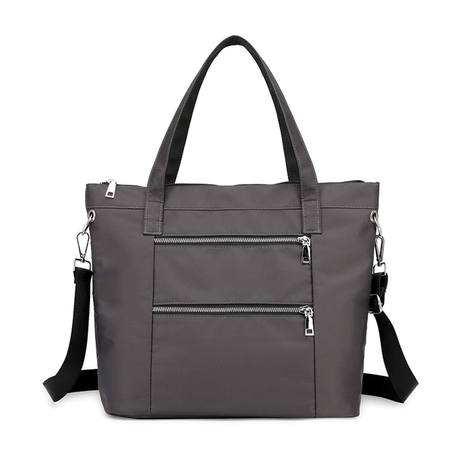 Waterproof Nylon Tote Bag for Women with Multipockets - Perfect for Work & Travel