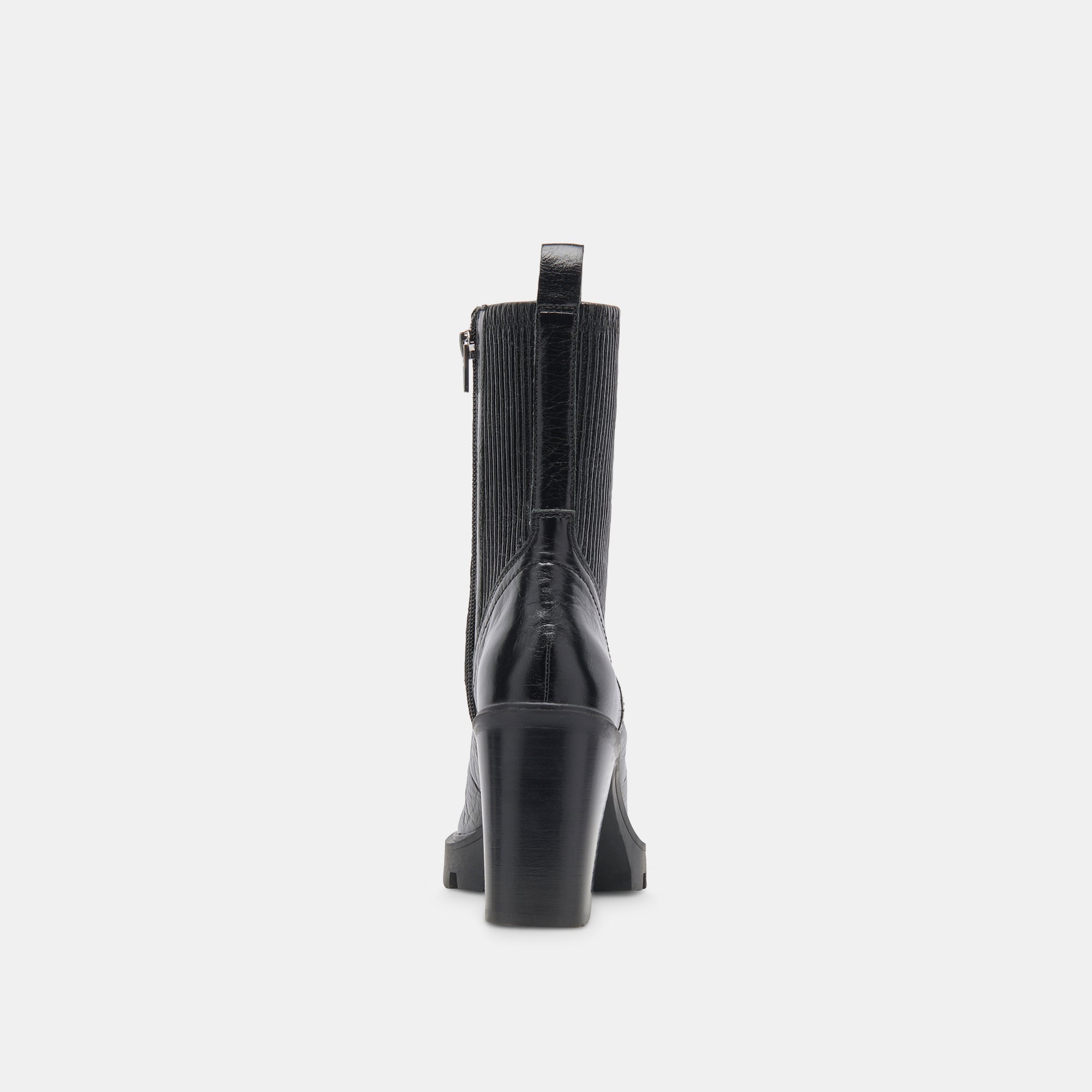 MARNI H2O BOOTS Midnight Crinkle Patent Waterproof Rain Boots for Women - Stylish & Comfortable Outdoor Footwear for Rainy Days, Walking & Fashion