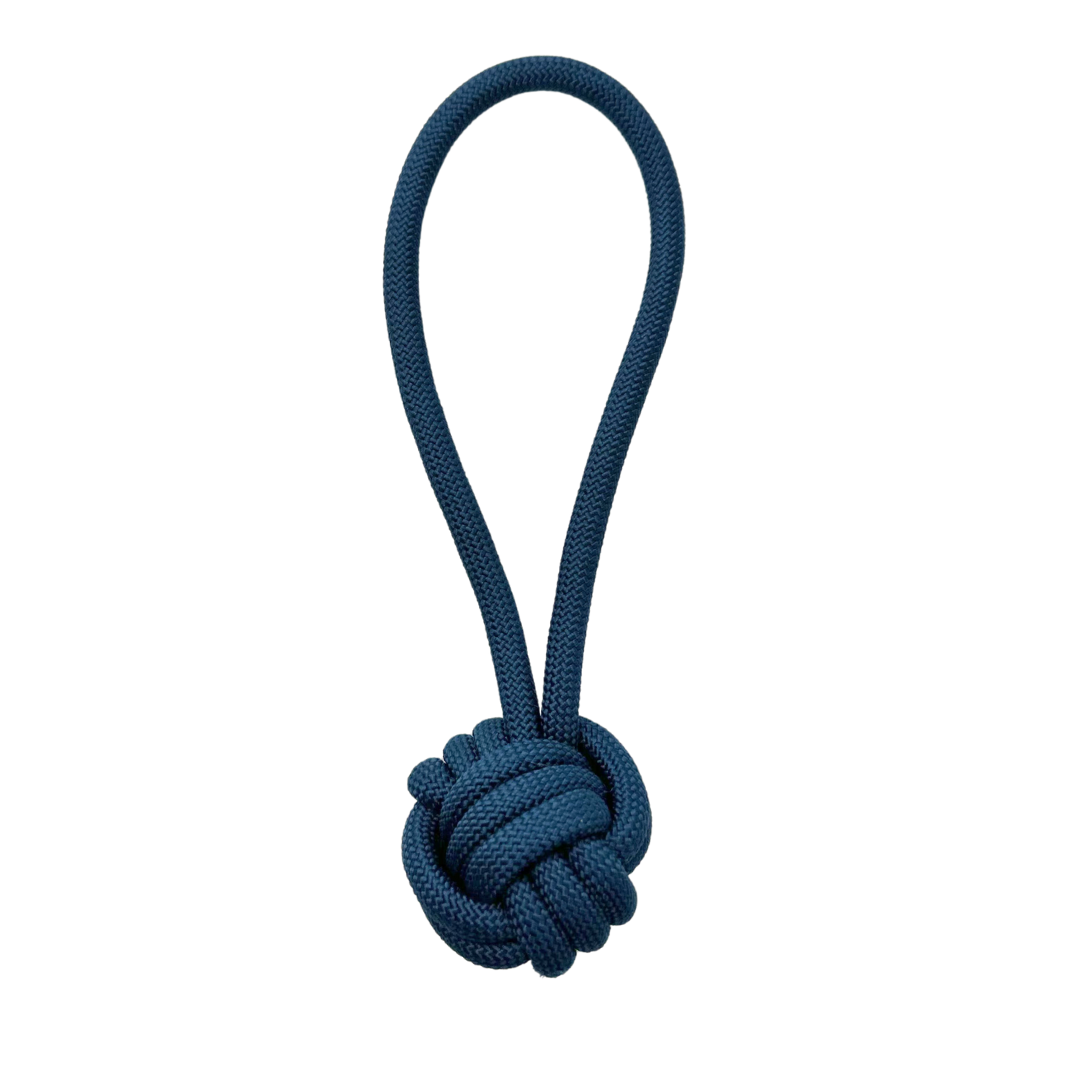 Durable Rope Dog Toy for Aggressive Chewers - French Navy Color - Perfect for Fetch, Tug of War & Training