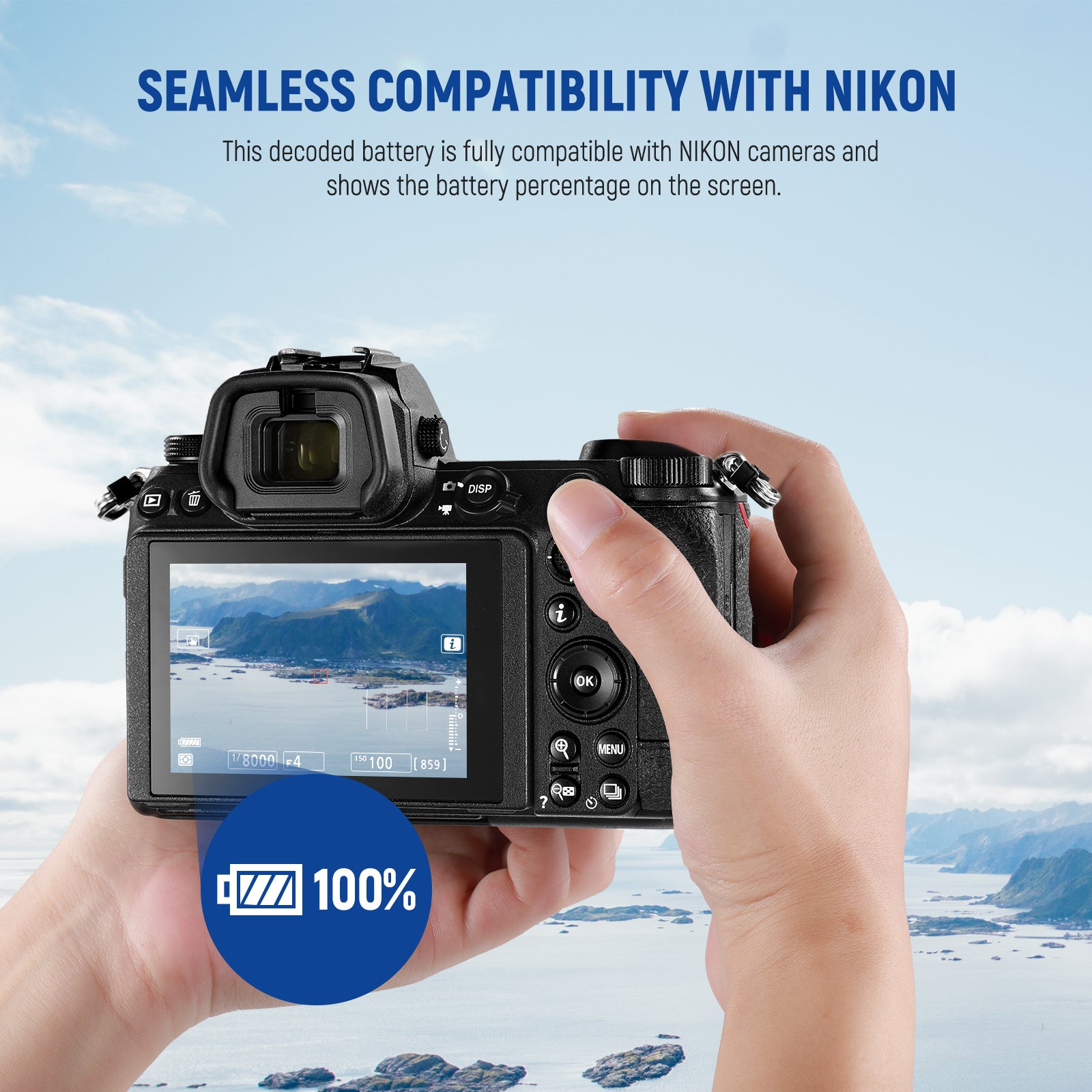NEEWER EN-EL15c Replacement Battery & USB Charger Kit for Nikon DSLR Cameras - Perfect for Travel, Photography, and Professional Shoots