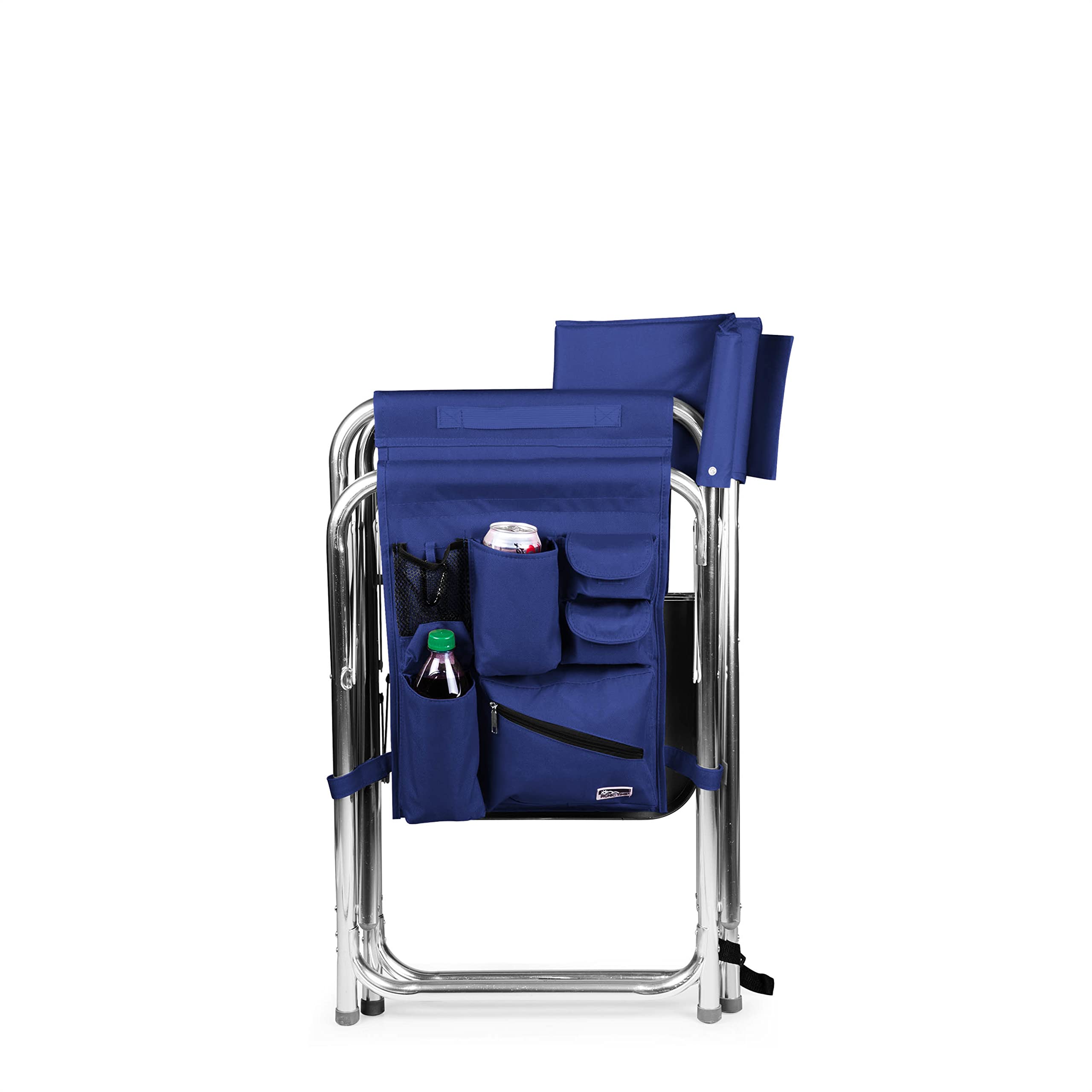 PICNIC TIME NHL Toronto Maple Leafs Folding Sports Chair with Side Table - Portable Camping Chair for Adults - Perfect for Beach, Tailgating, and Outdoor Events
